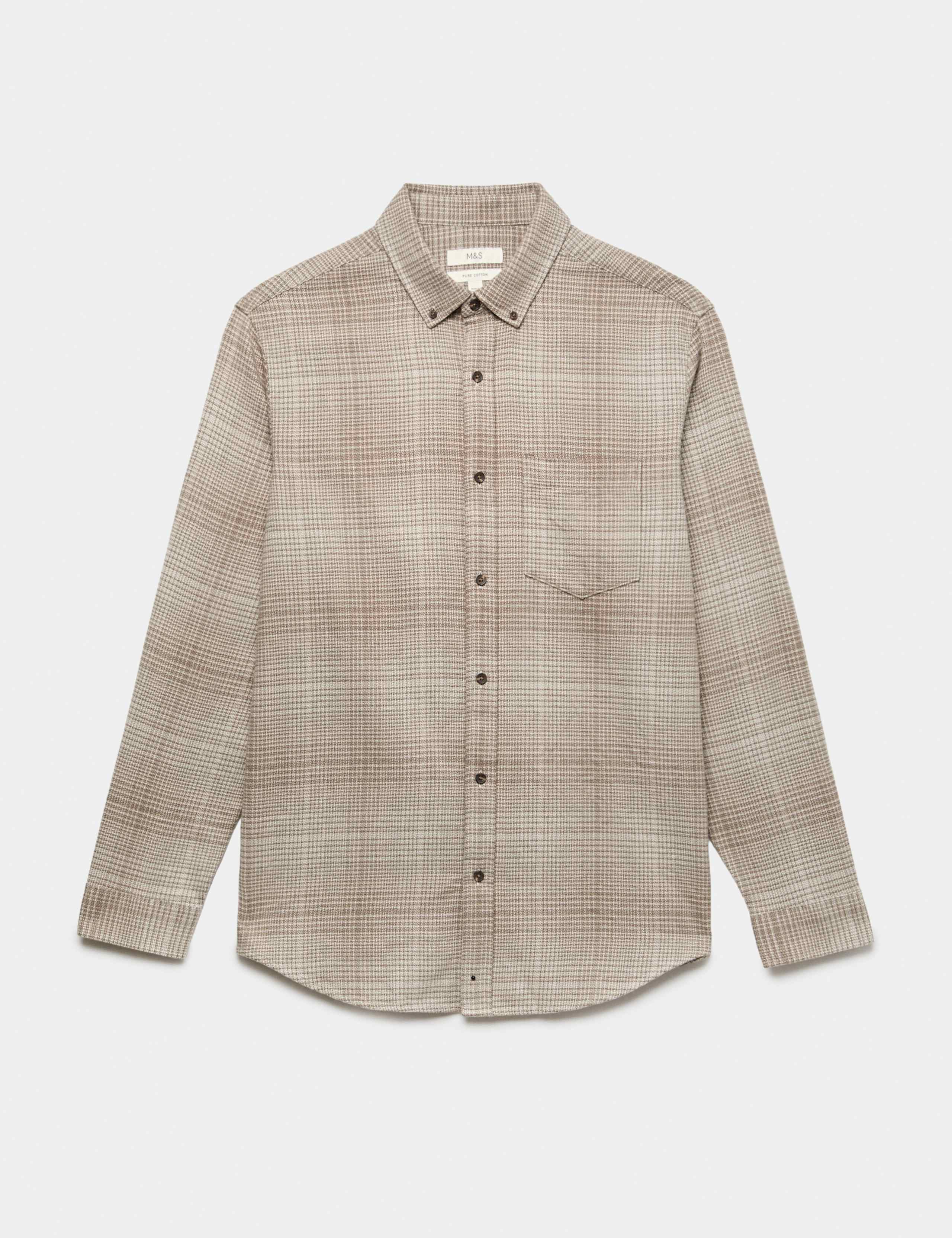 Pure Cotton Flannel Shirt