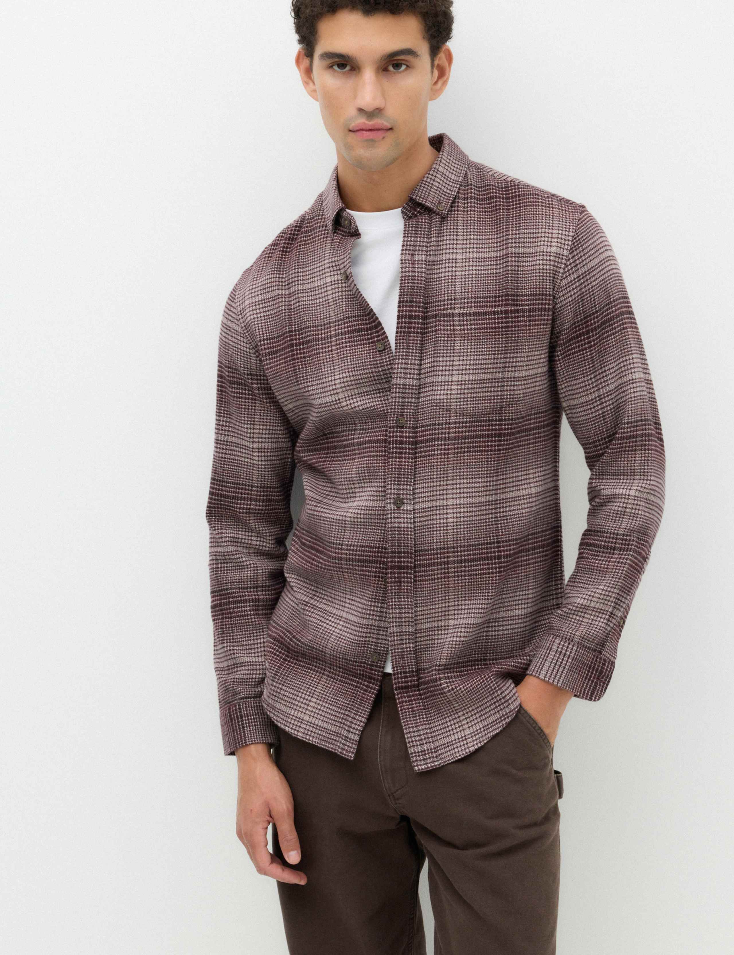Pure Cotton Flannel Shirt