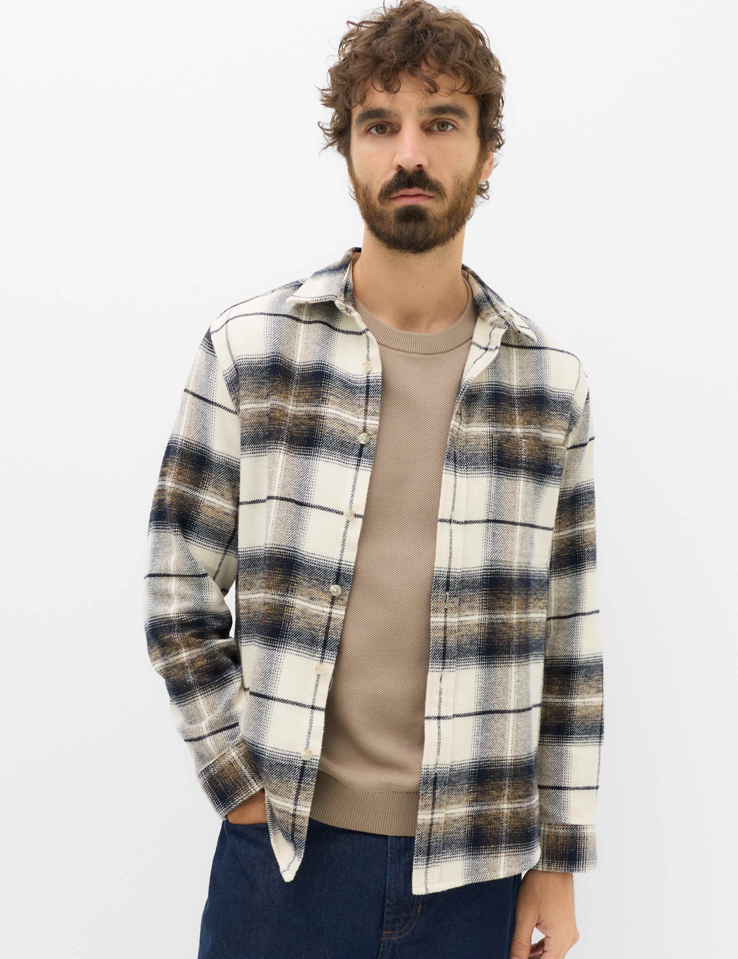 Pure Cotton Grindle Flannel Shirt
