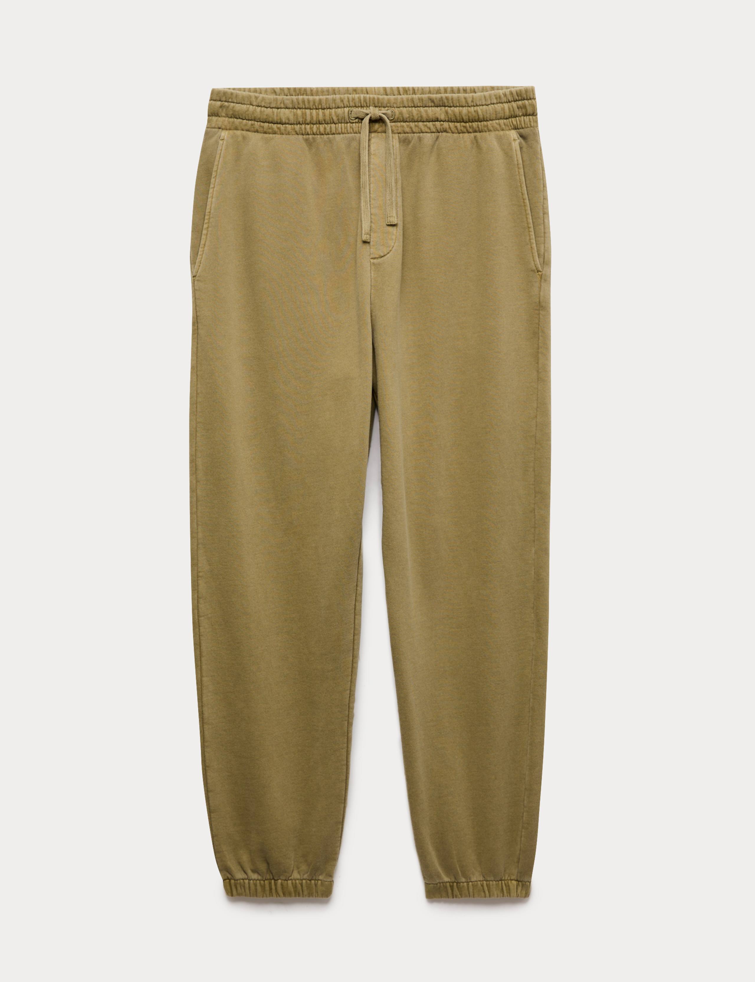 Garment Dyed Pure Cotton Joggers