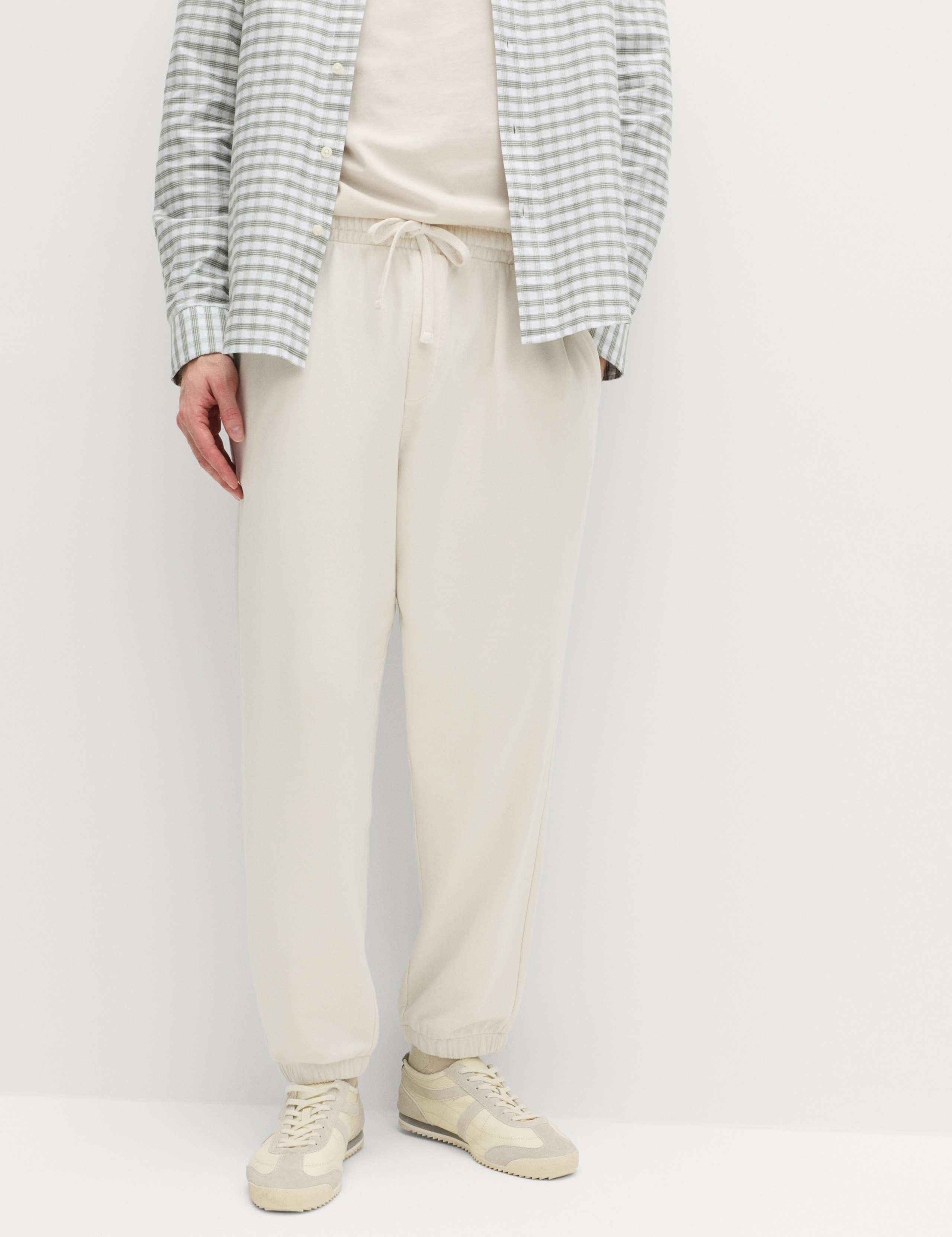 Garment Dyed Pure Cotton Joggers