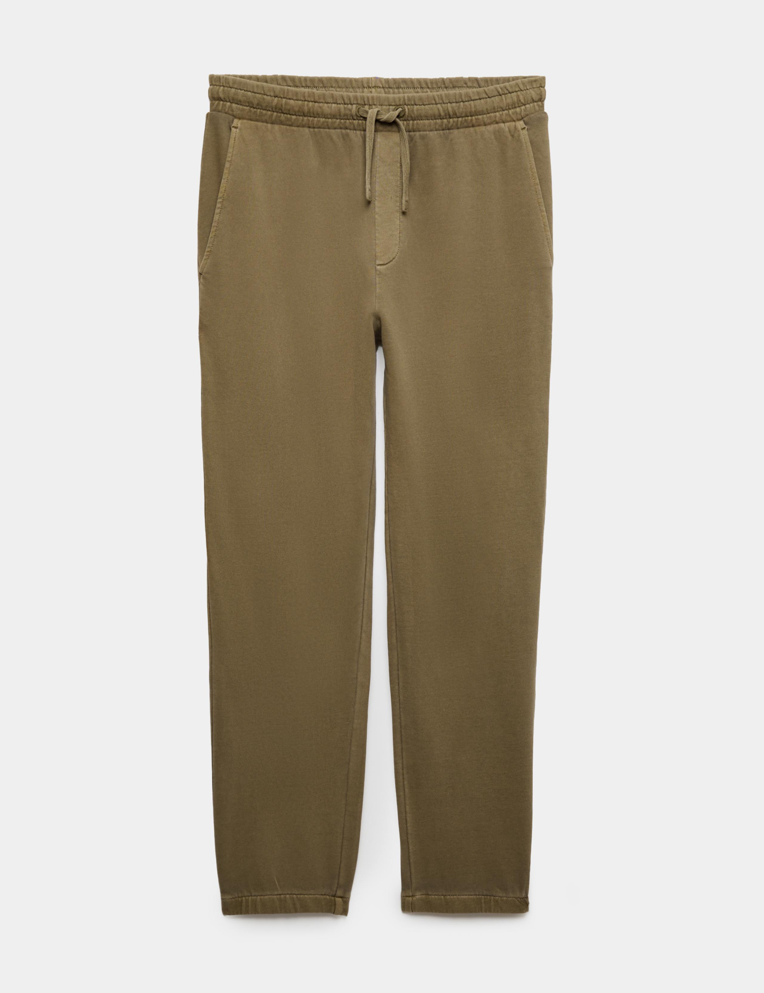 Garment Dyed Pure Cotton Joggers