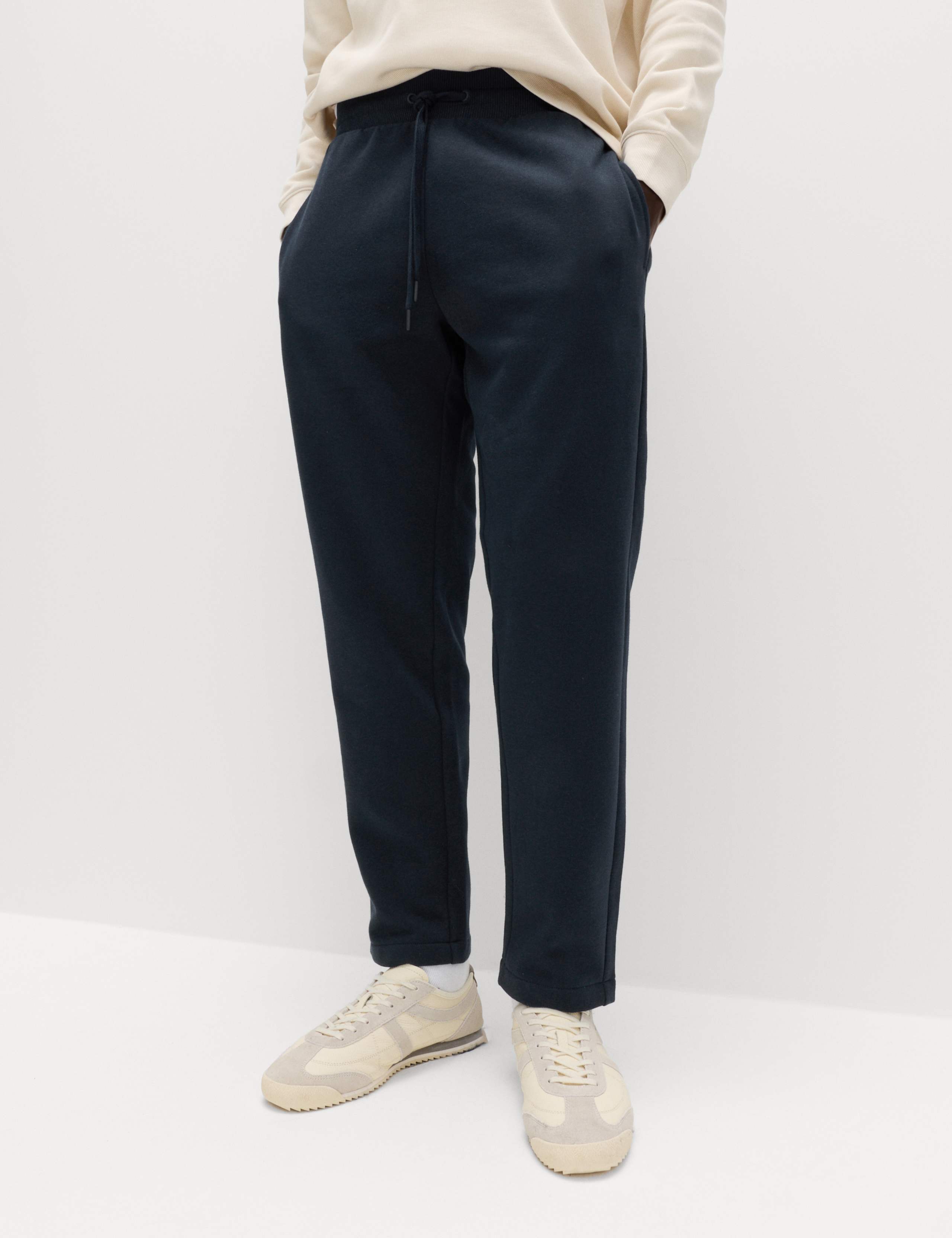 Cotton Rich Relaxed Fit Straight Leg Joggers