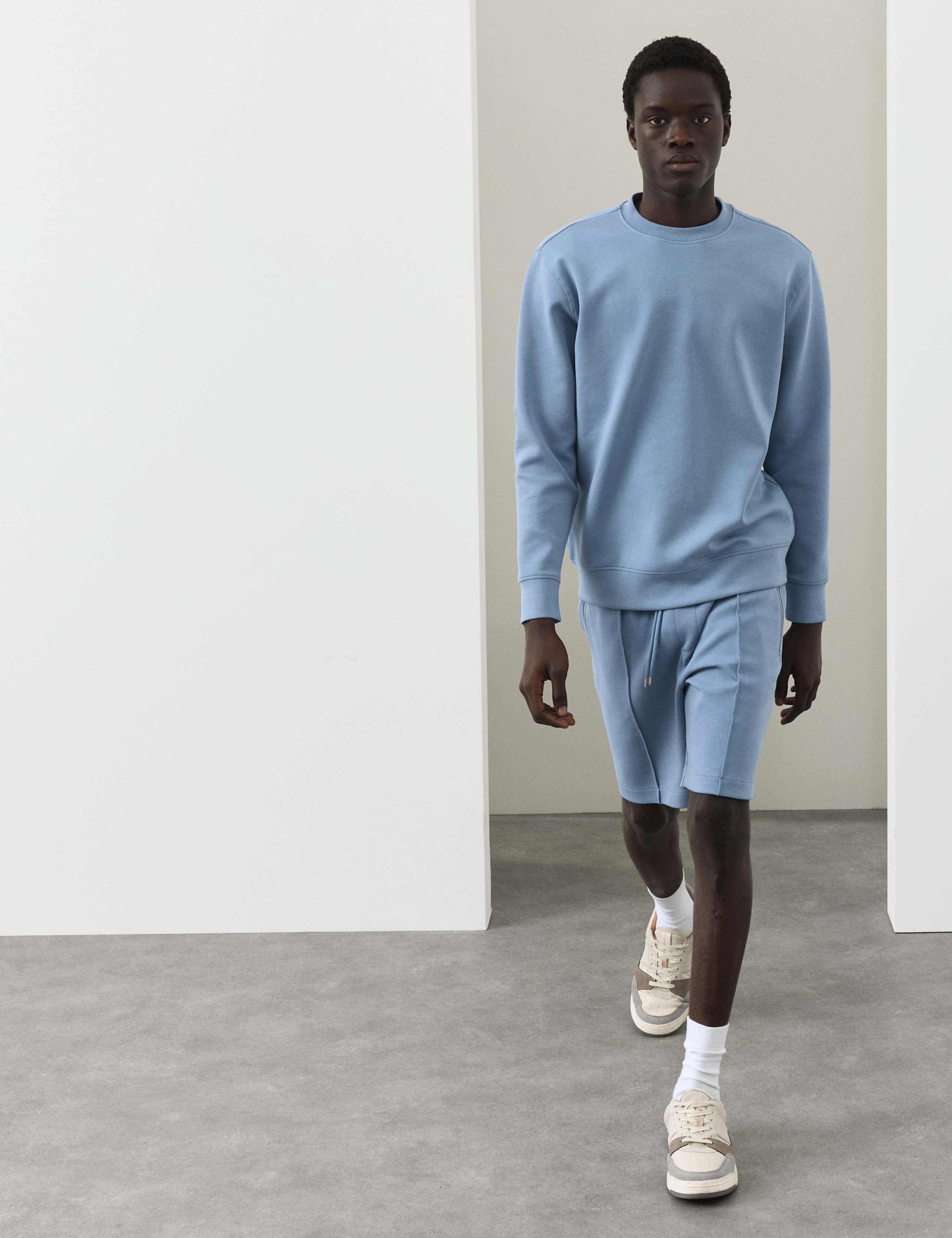 Cotton Rich Crew Neck Sweatshirt