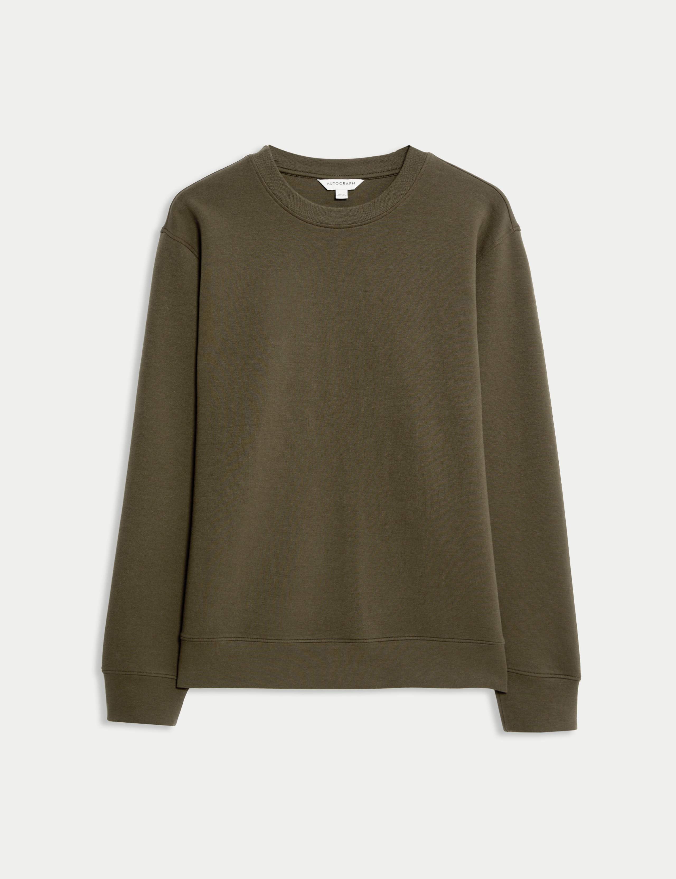 Cotton Rich Crew Neck Sweatshirt