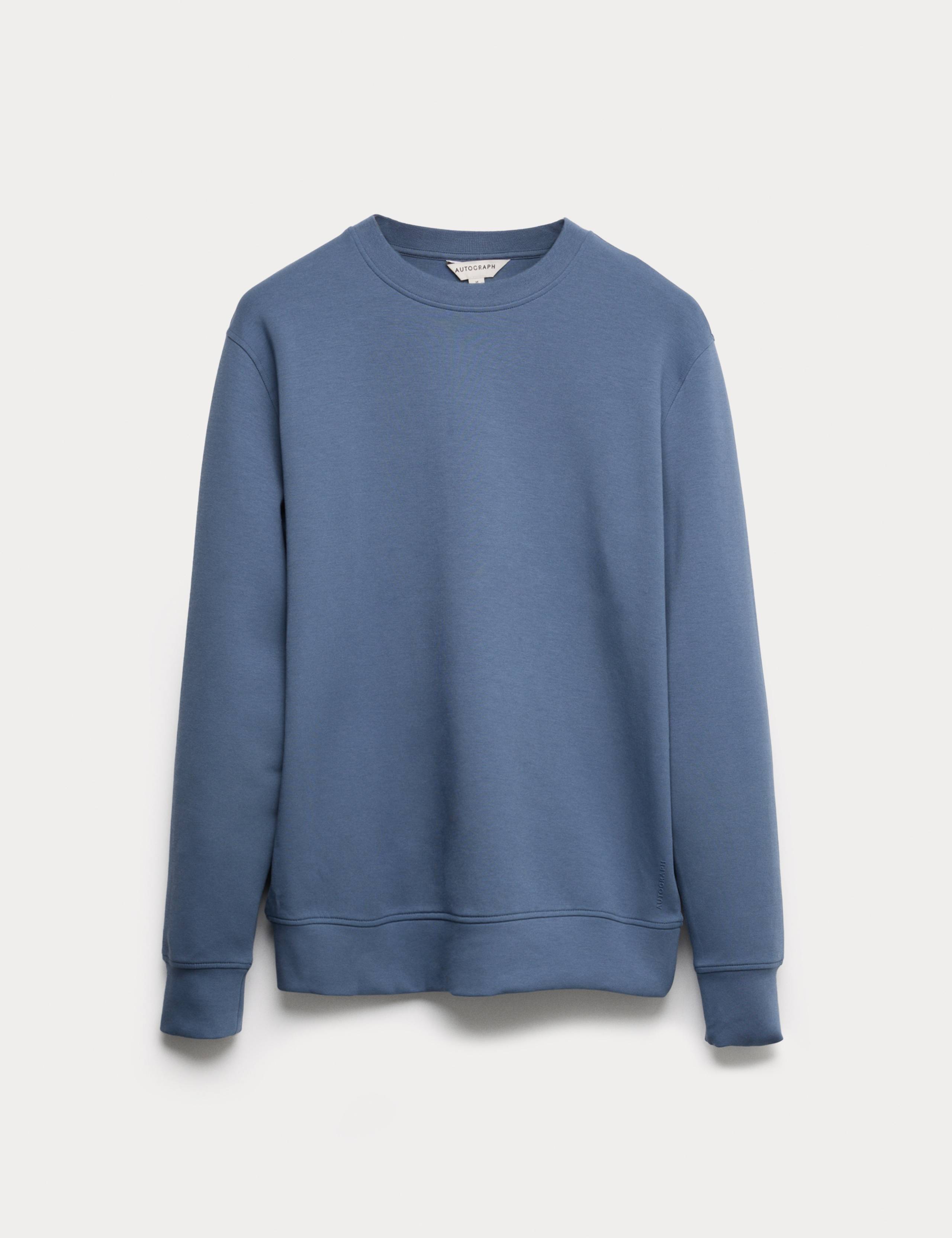 Cotton Rich Crew Neck Sweatshirt