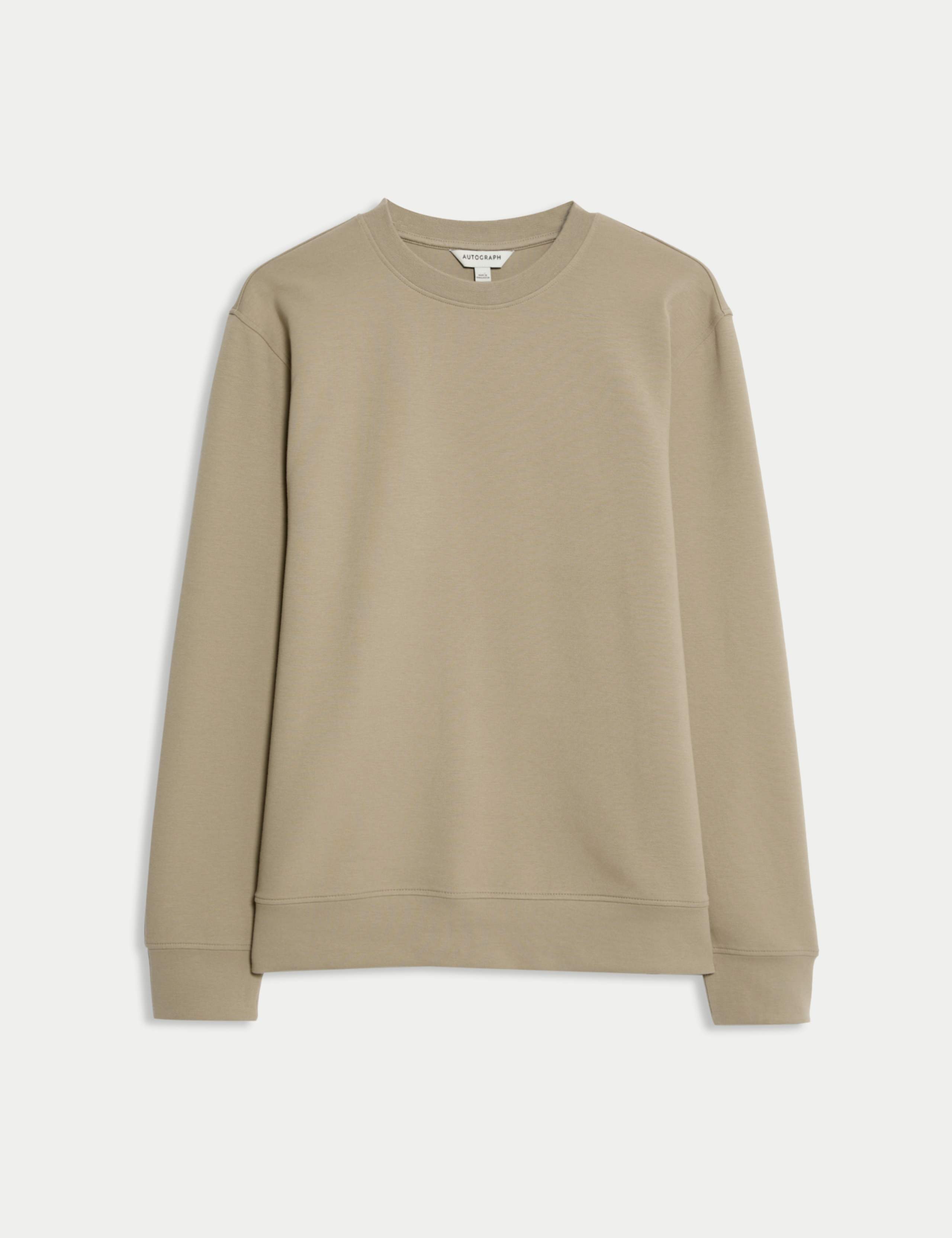 Cotton Rich Crew Neck Sweatshirt