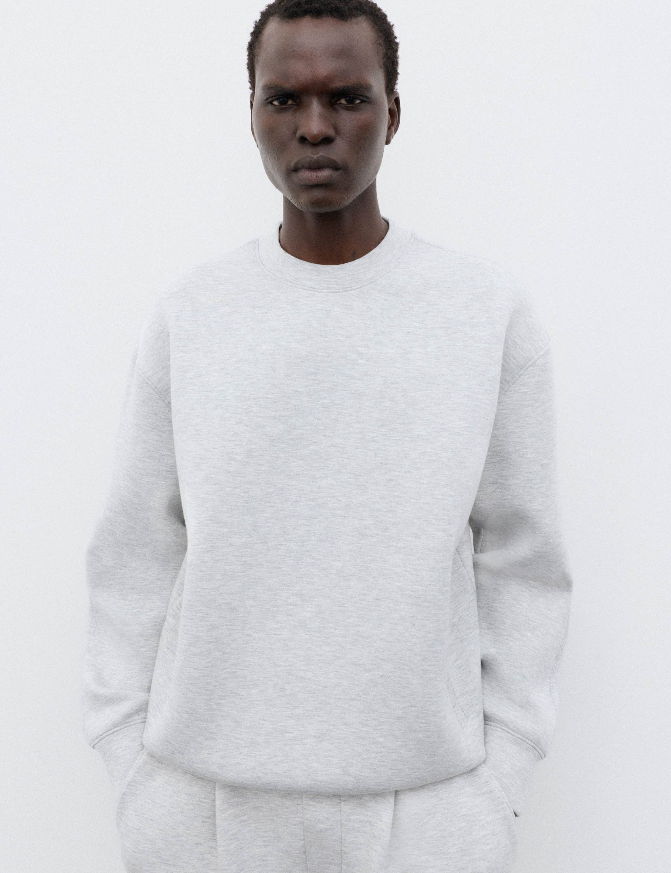 Scuba Jersey Crew Neck Sweatshirt