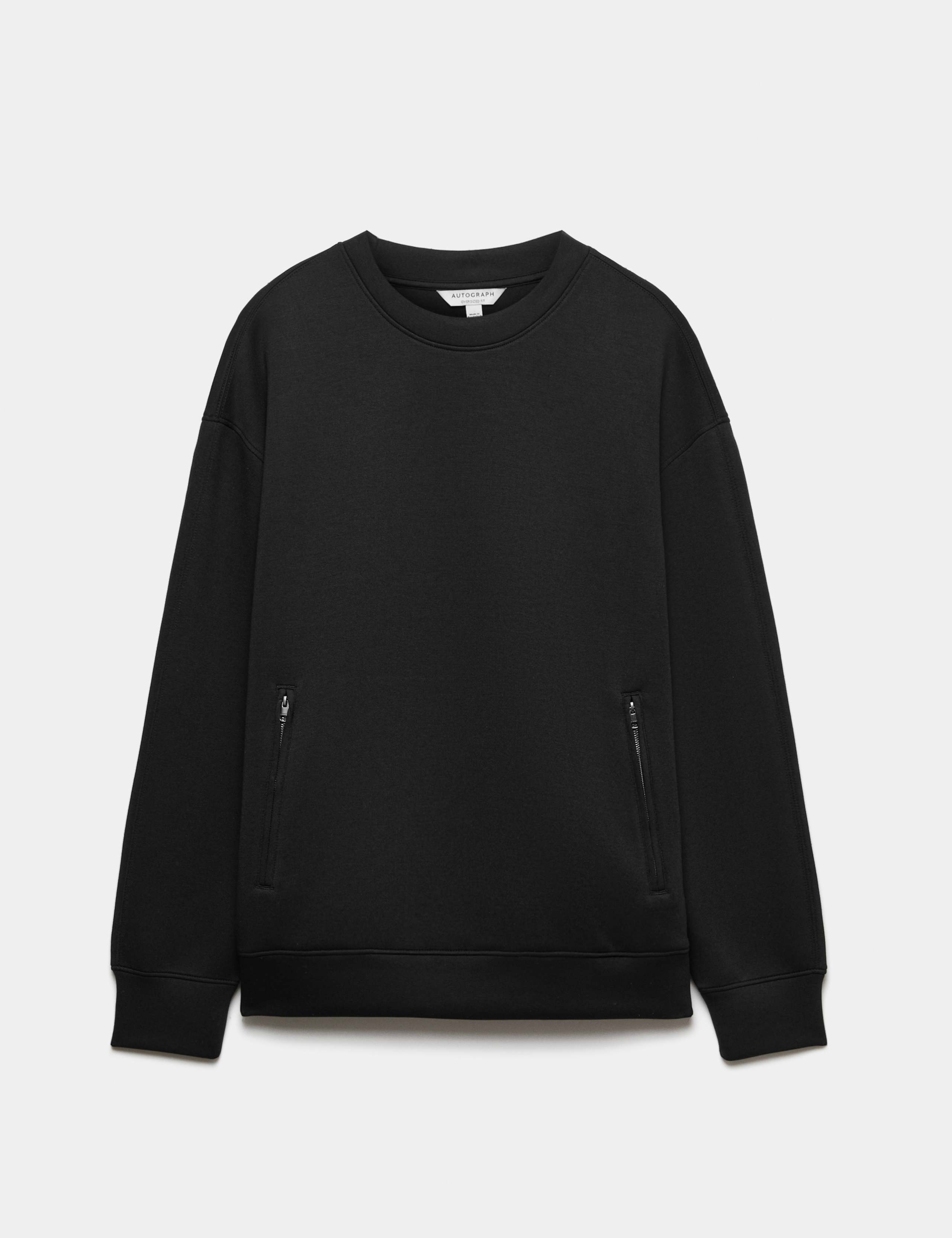 Scuba Jersey Crew Neck Sweatshirt