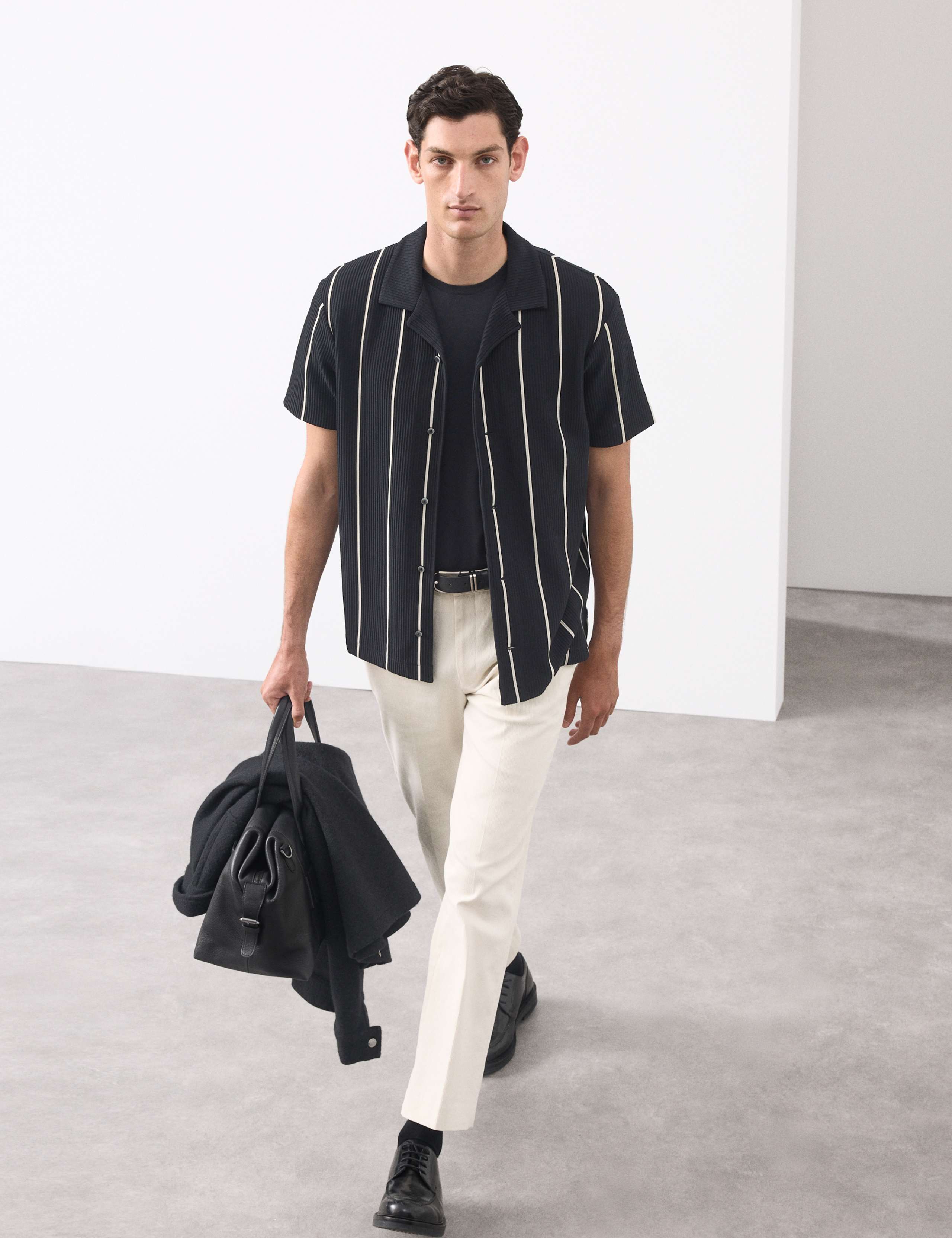 Ottoman Button Through Polo Shirt