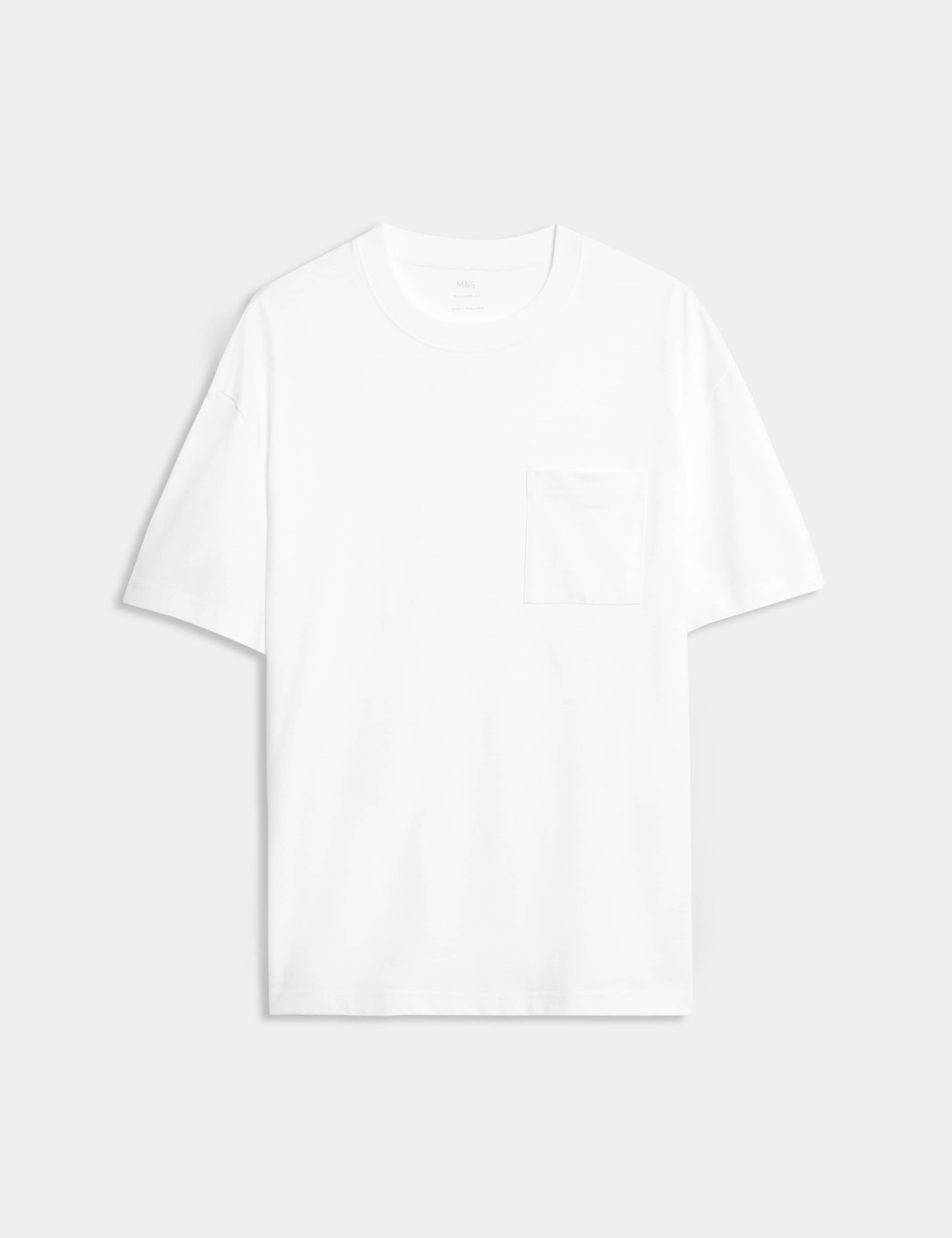 Pure Cotton Midweight Pocket T-shirt