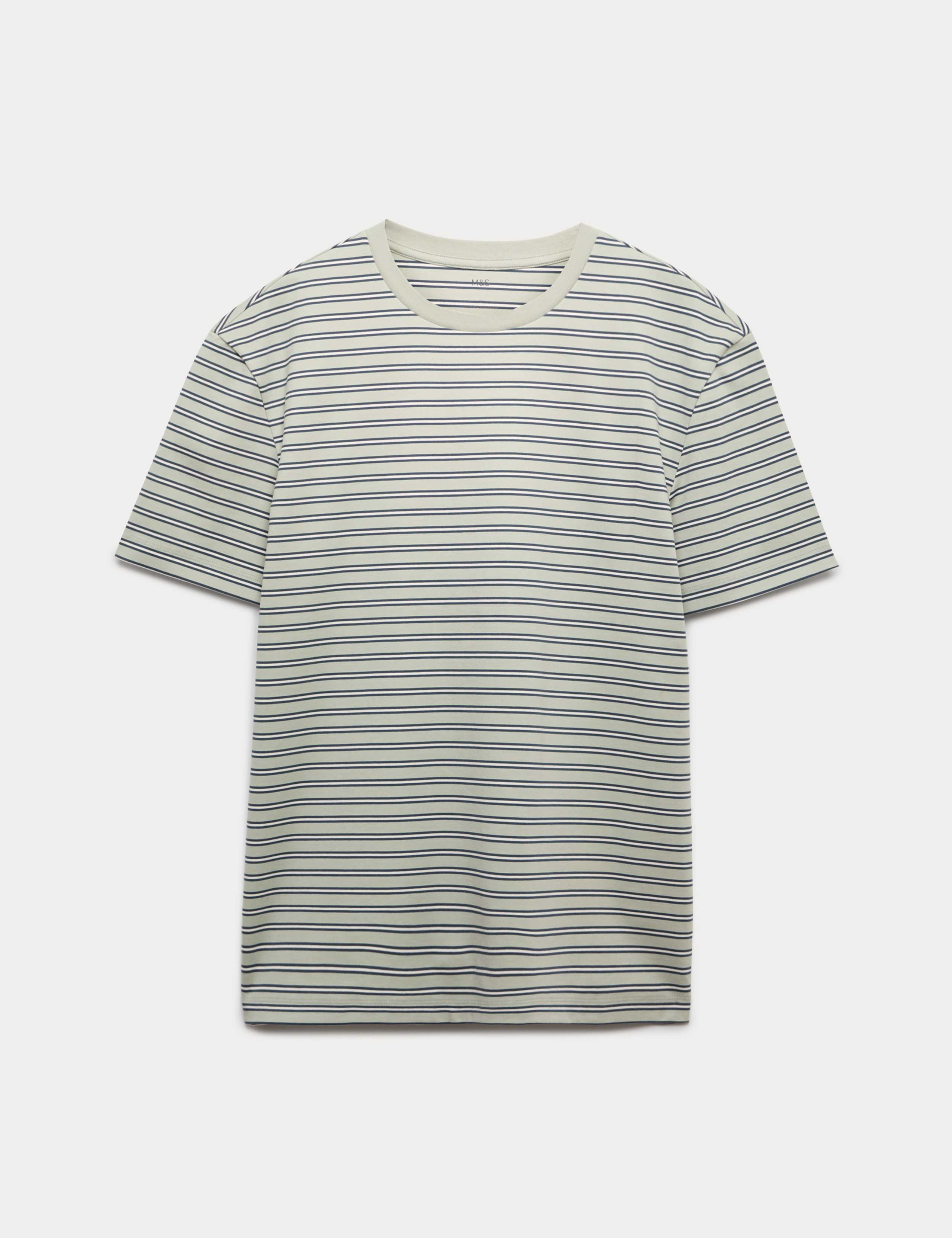 Relaxed Fit Cotton Rich Stripe T-Shirt