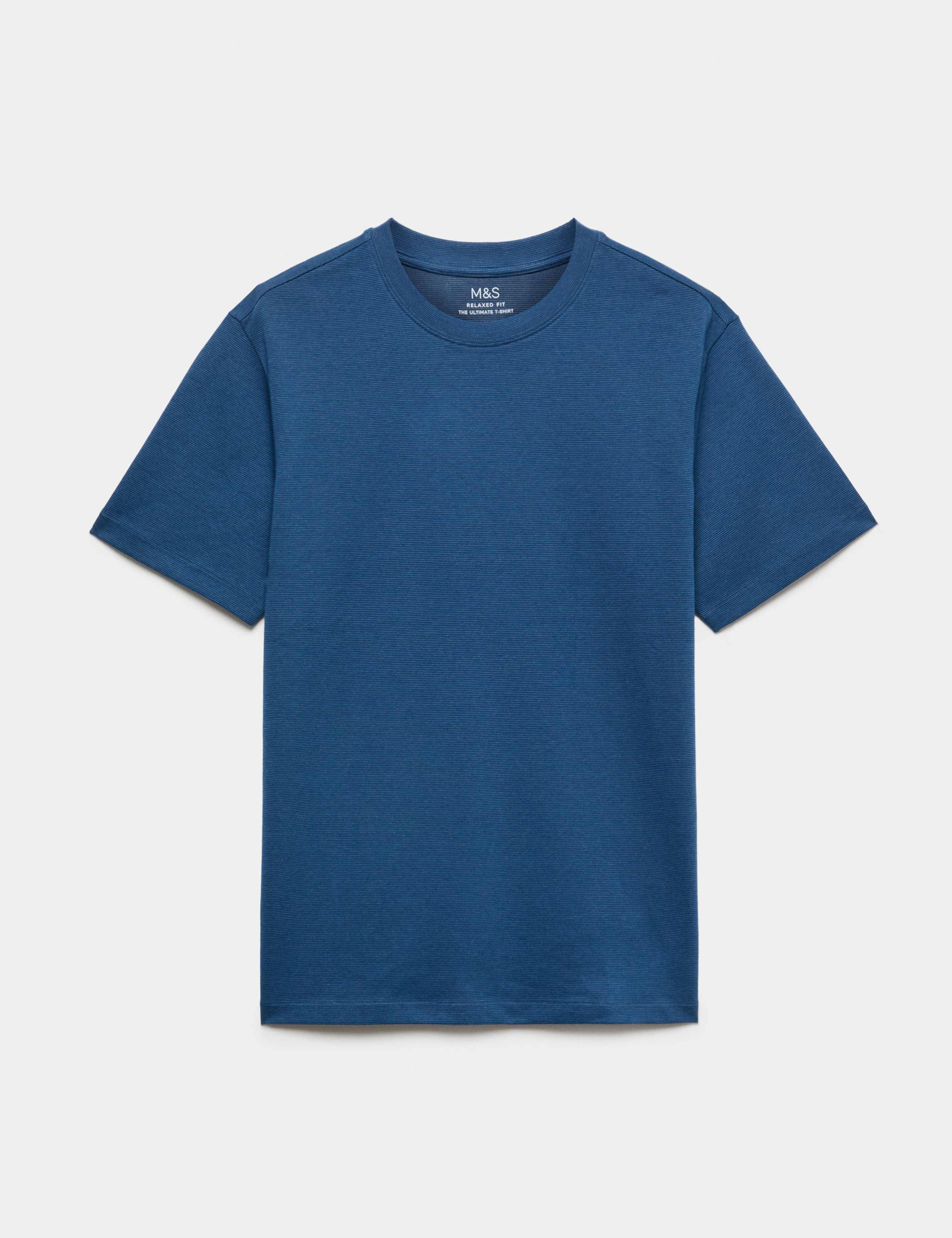Relaxed Fit Cotton Rich Ultimate Performance Striped T-Shirt