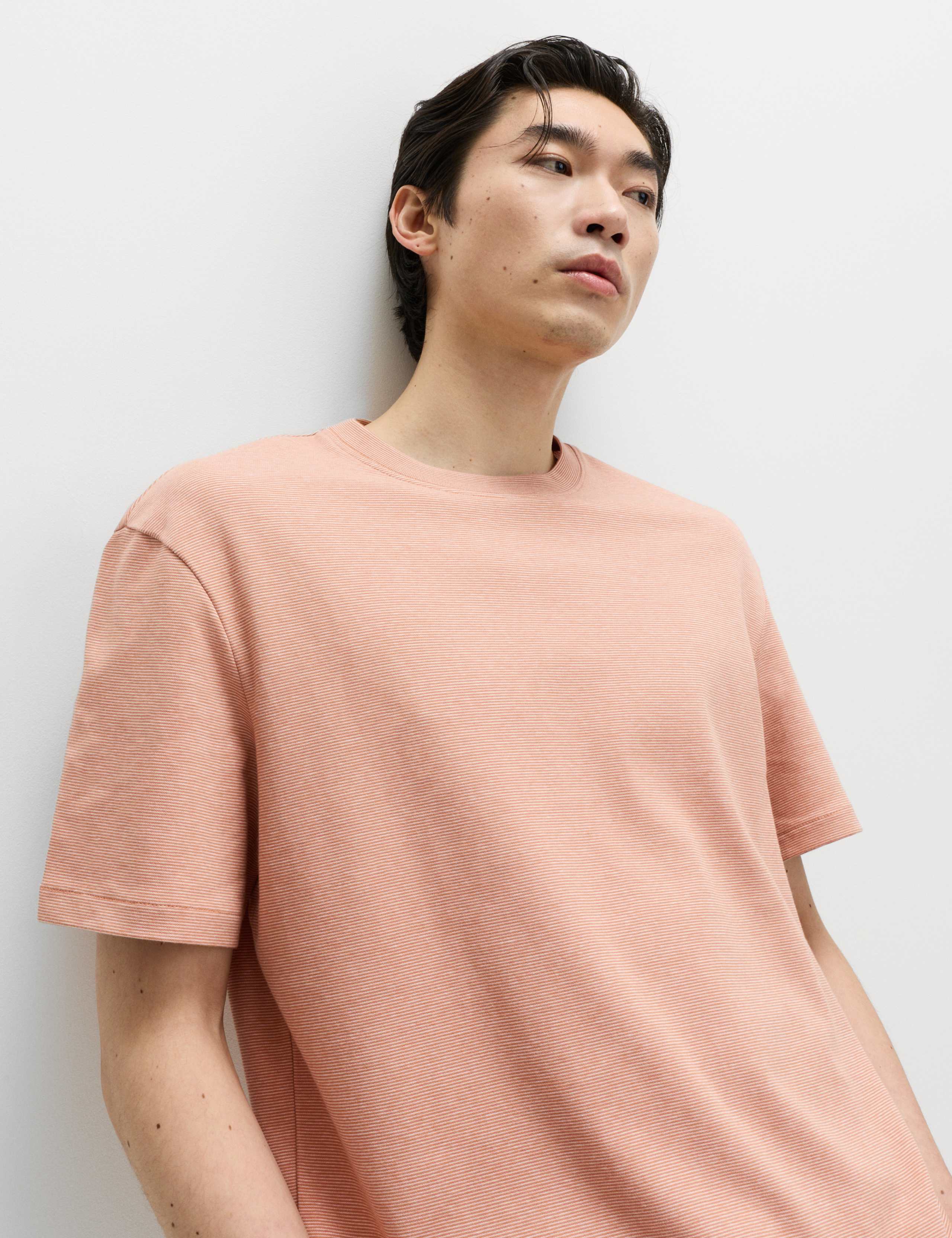 Cotton Rich Ultimate Performance Striped T-Shirt