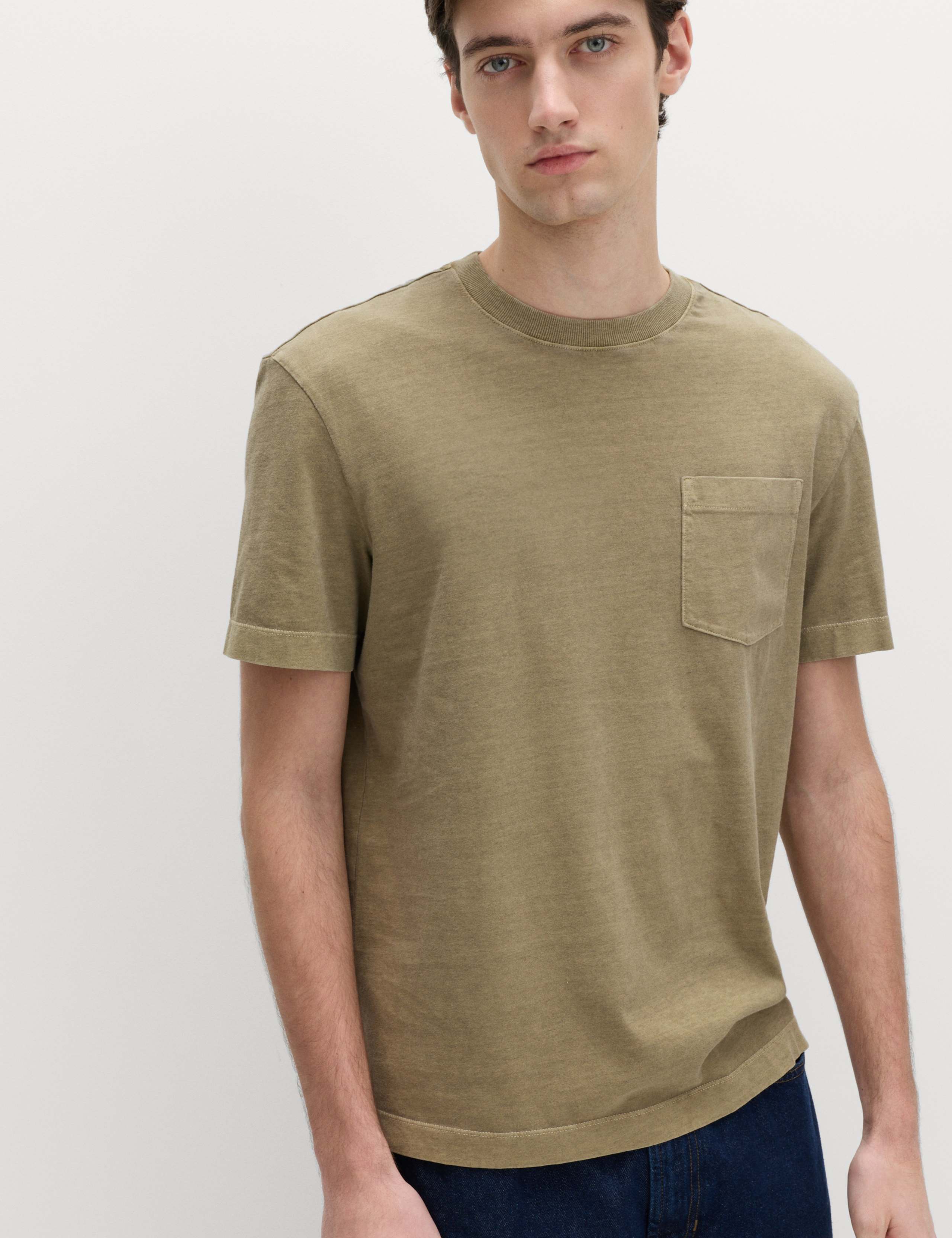 Relaxed Pure Cotton Garment Dyed T-Shirt