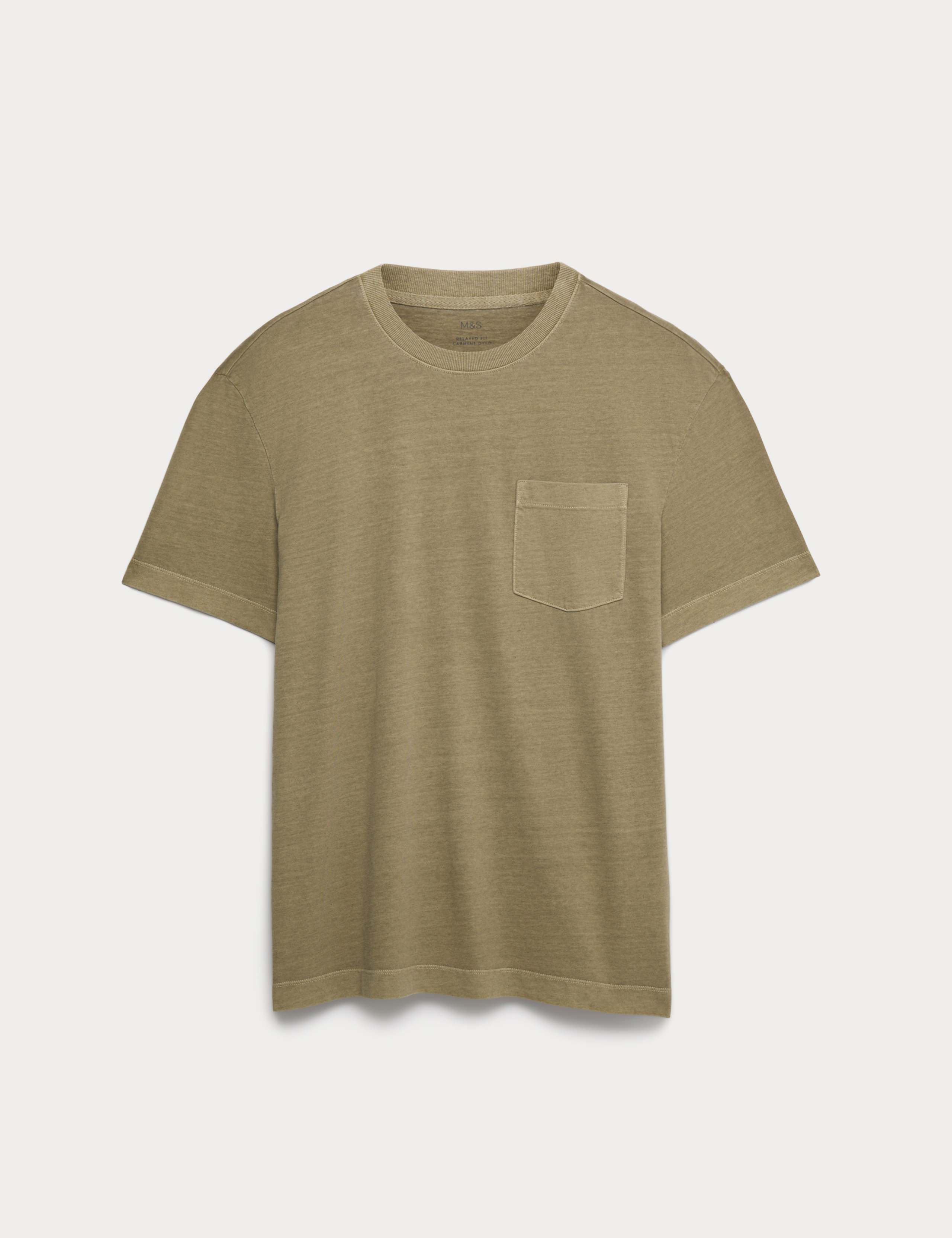 Relaxed Pure Cotton Garment Dyed T-Shirt