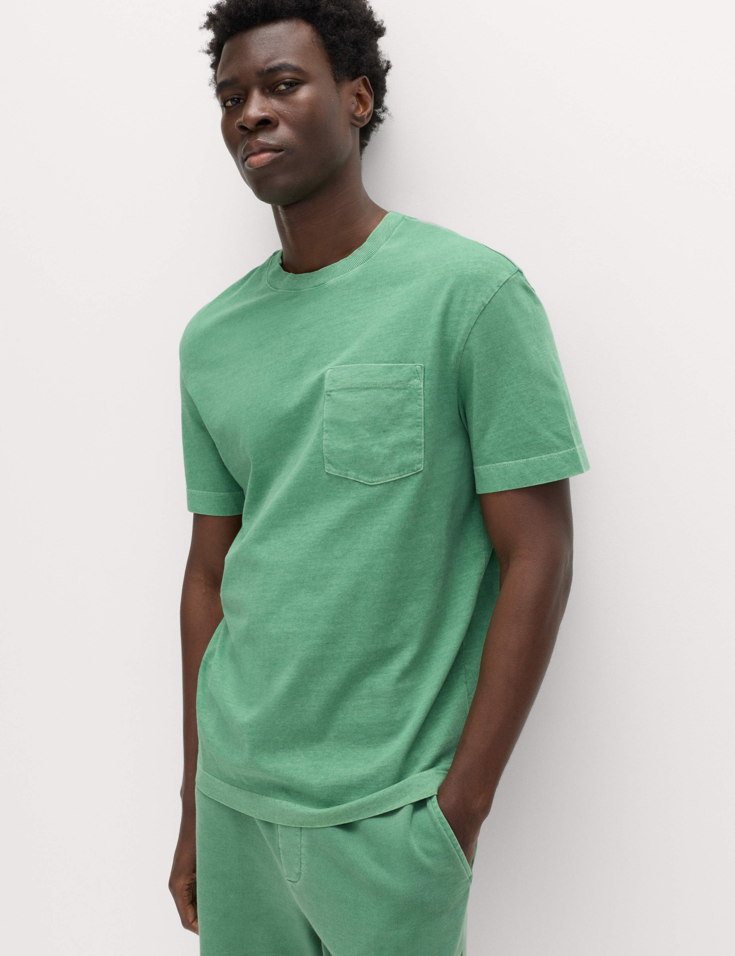 Relaxed Pure Cotton Garment Dyed T-Shirt