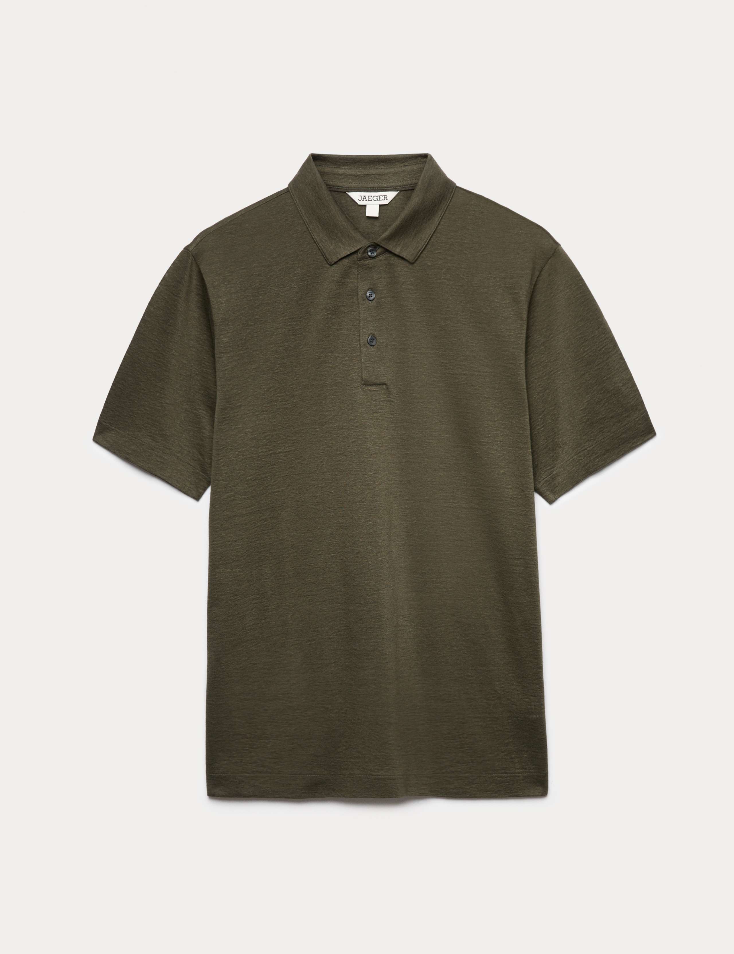 Pure Linen Polo Shirt