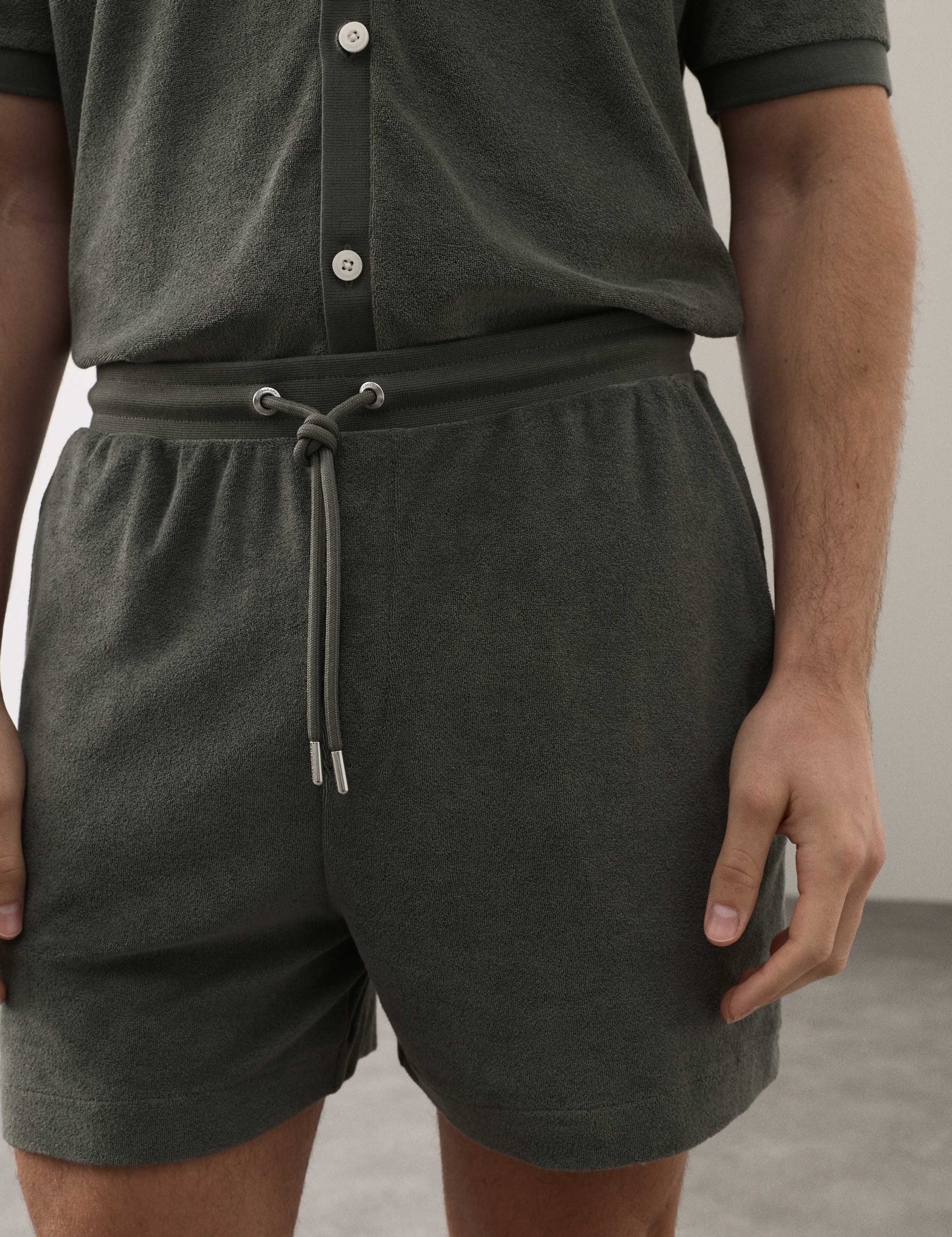 Cotton Rich Terry Towelling Shorts