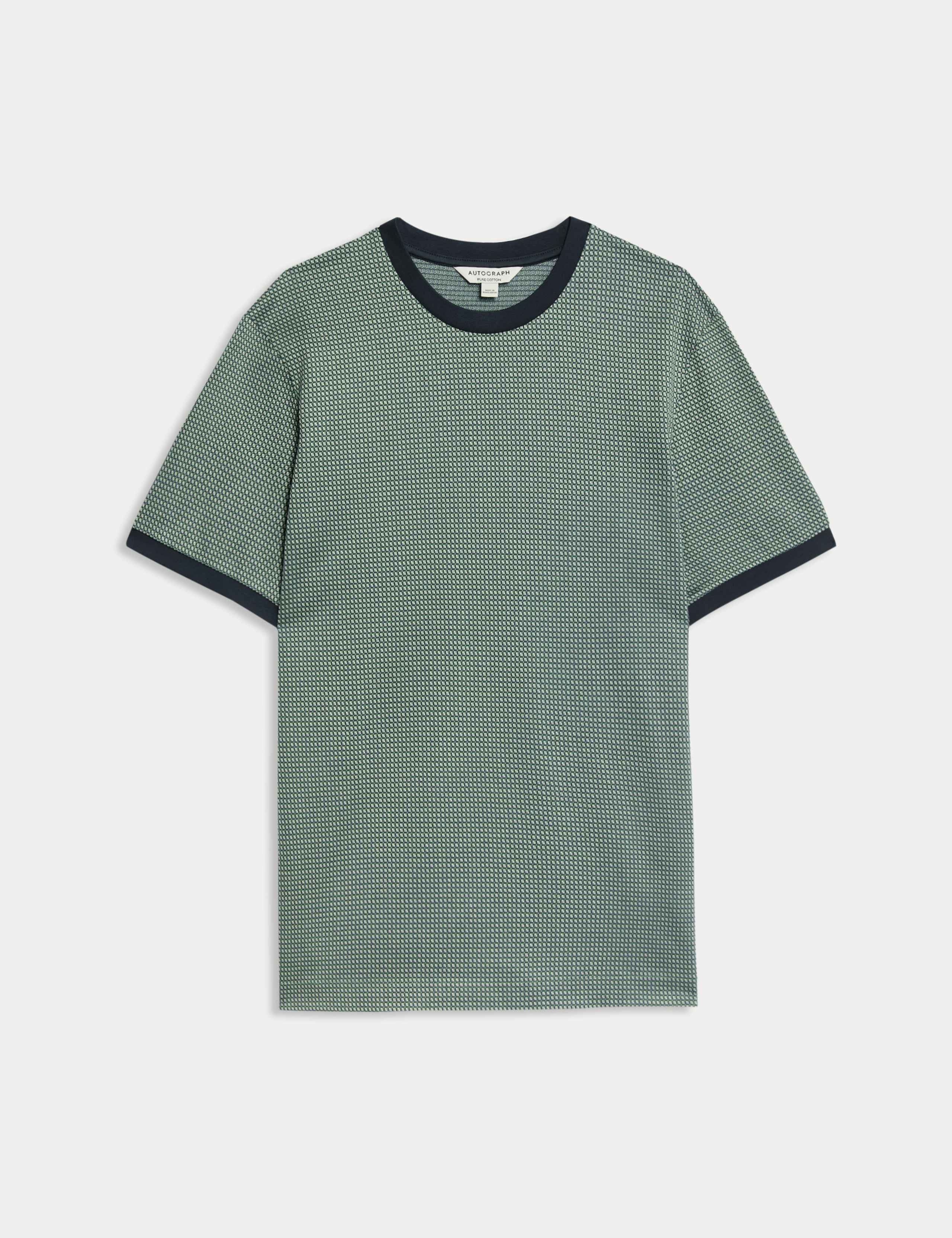 Pure Cotton Jacquard T shirt