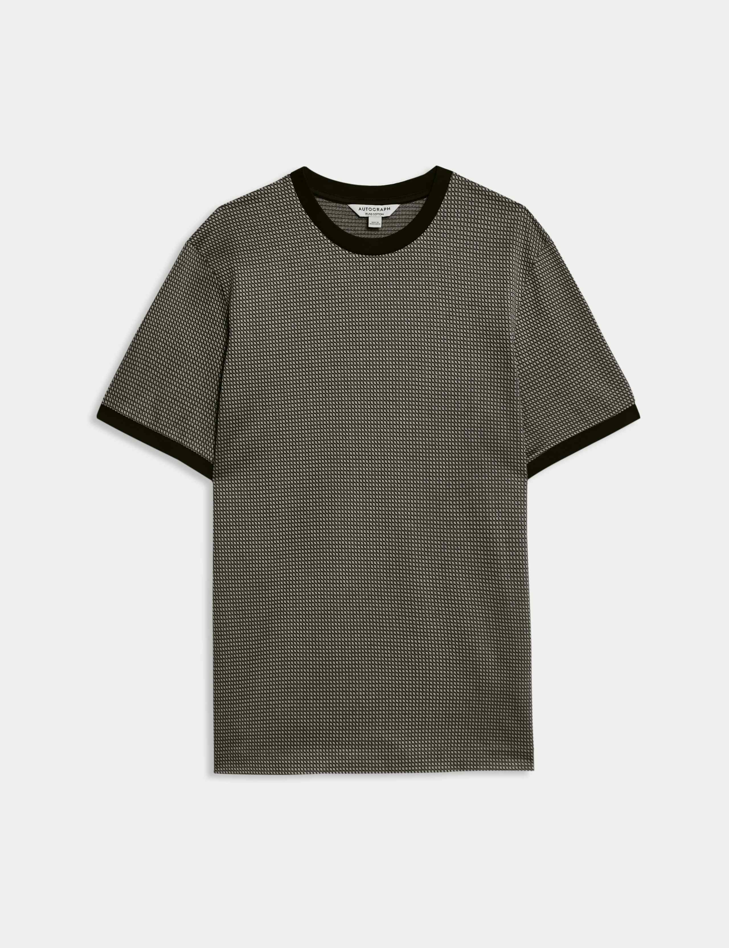 Pure Cotton Jacquard T shirt
