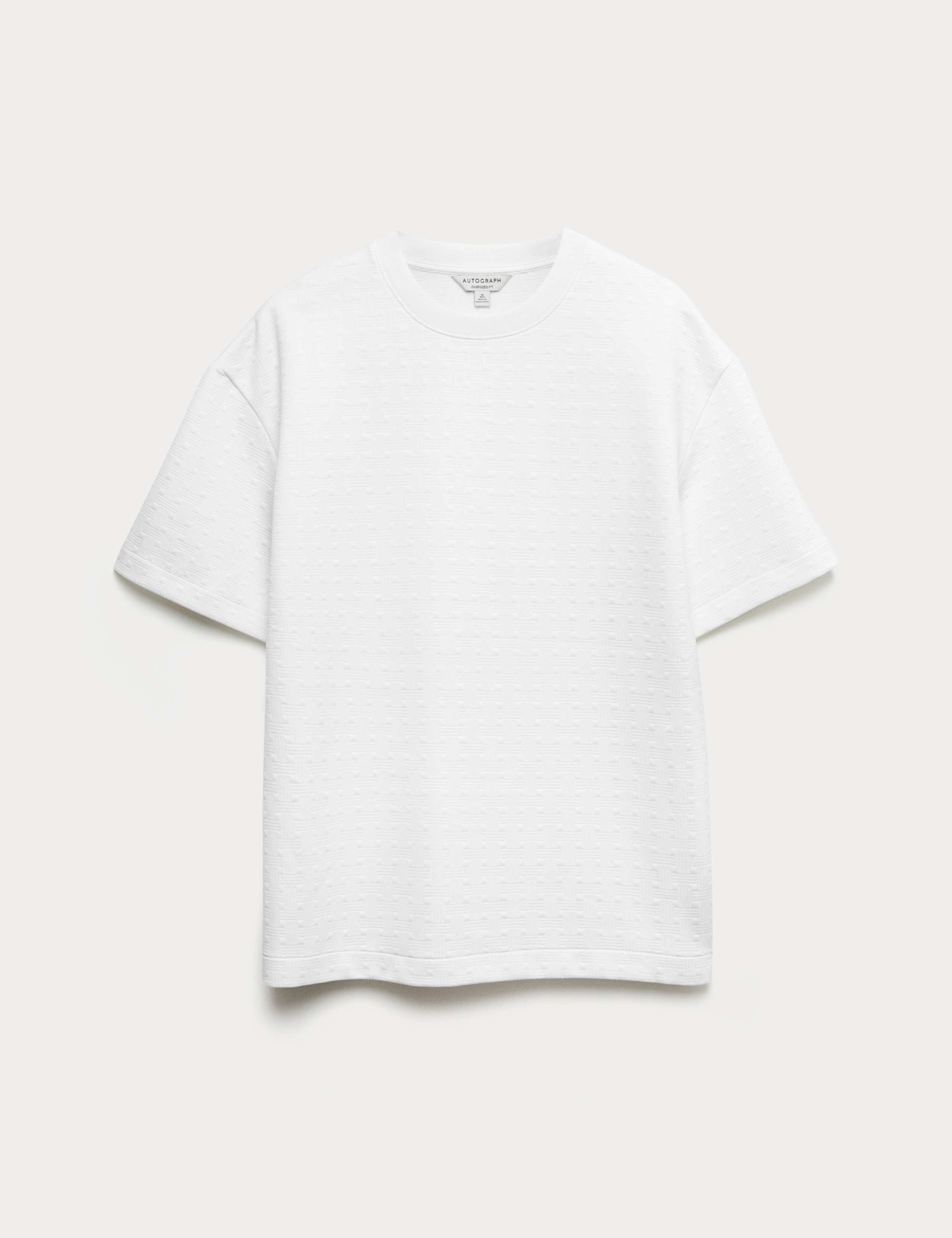 Cotton Rich Jacquard Scuba T-Shirt