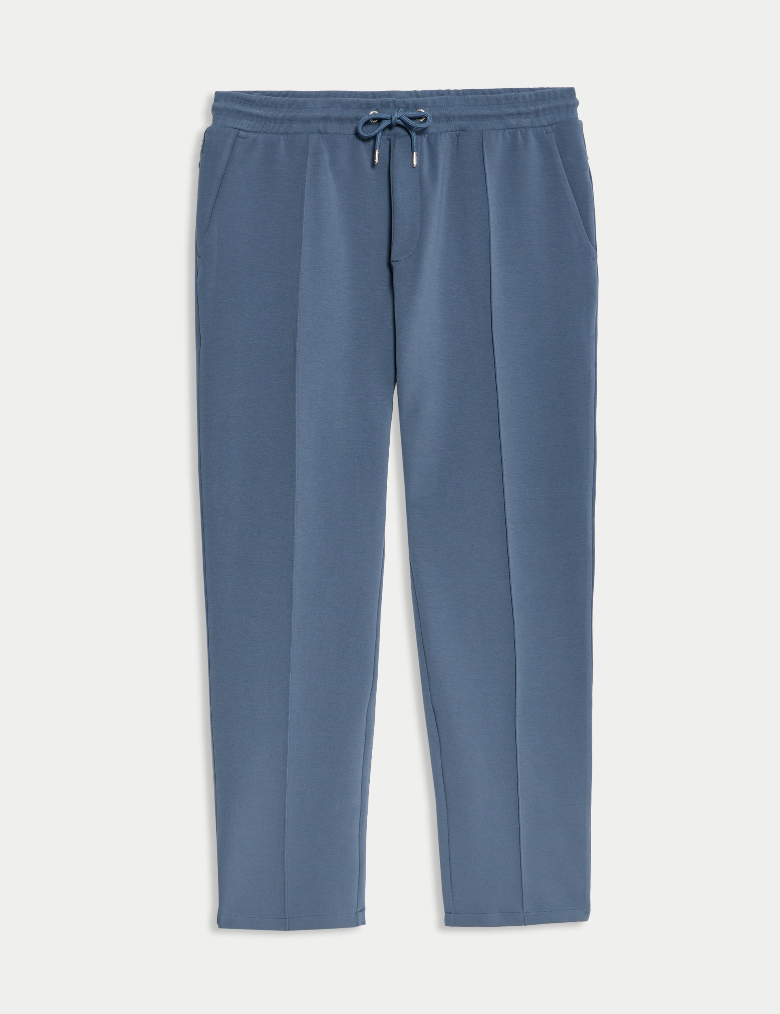 Cotton Rich Pintuck Straight Leg Joggers