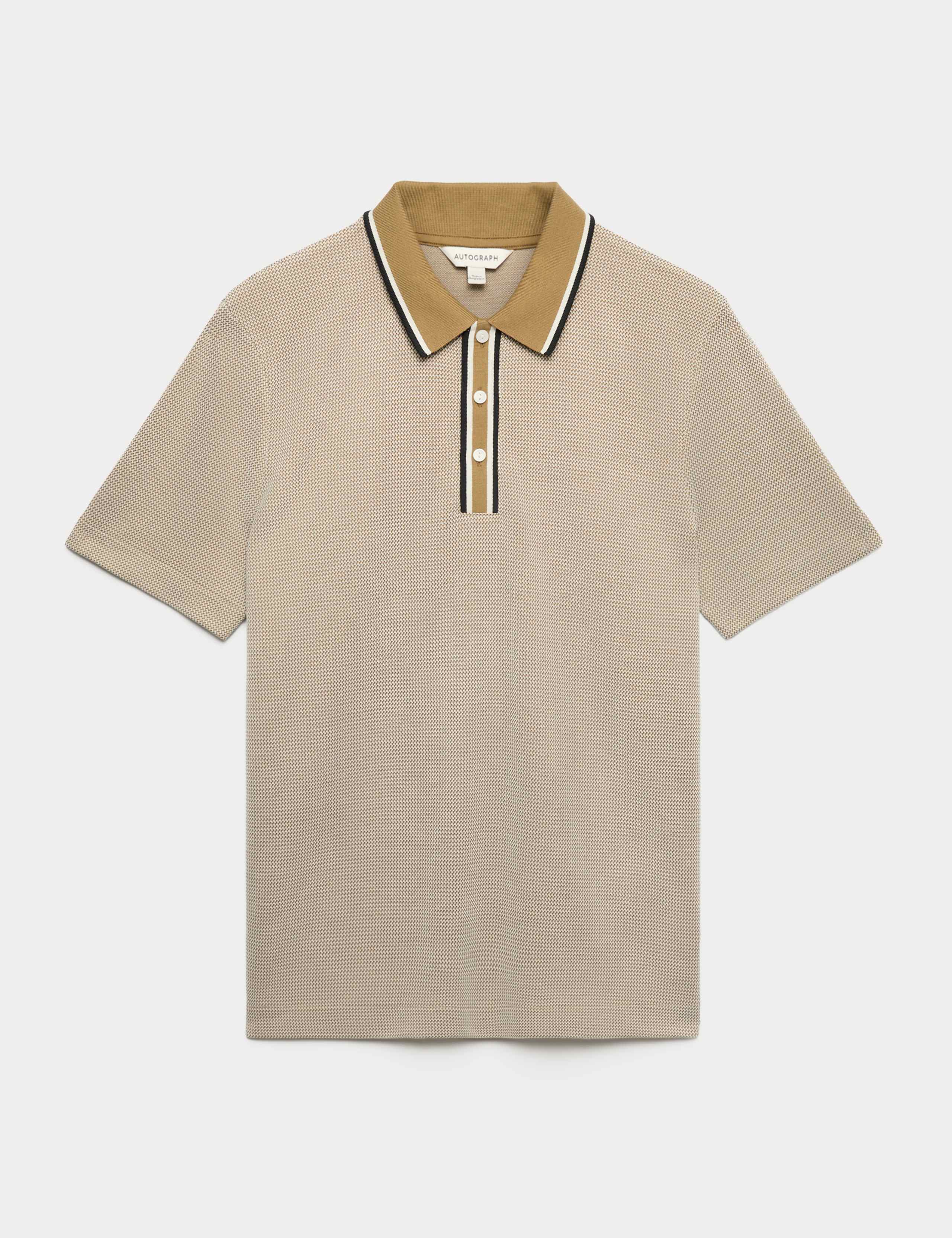 Modal Rich Tipped Soft Polo Shirt
