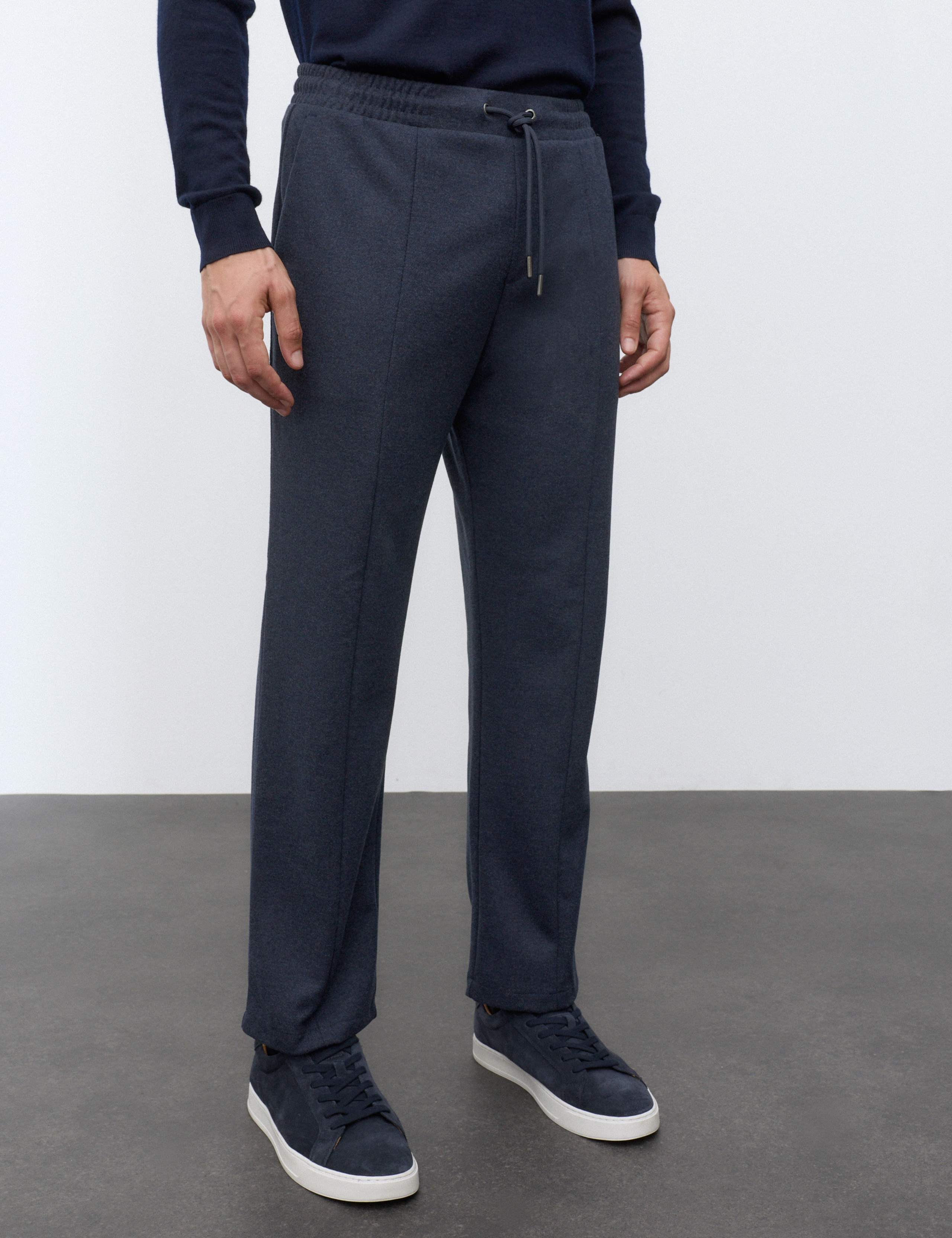 Elasticated Waist Joggers with Wool