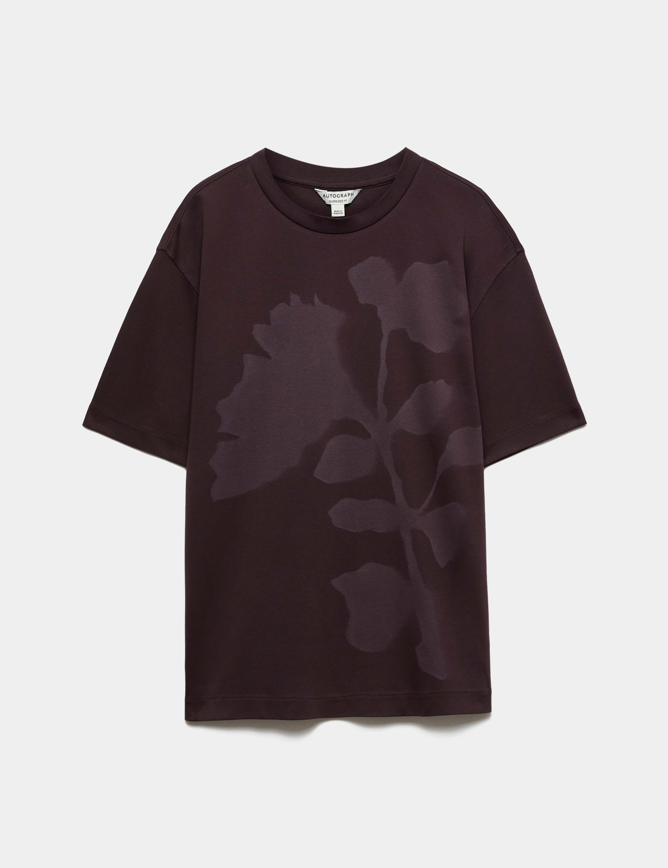 Oversized Pure Cotton Graphic T-Shirt