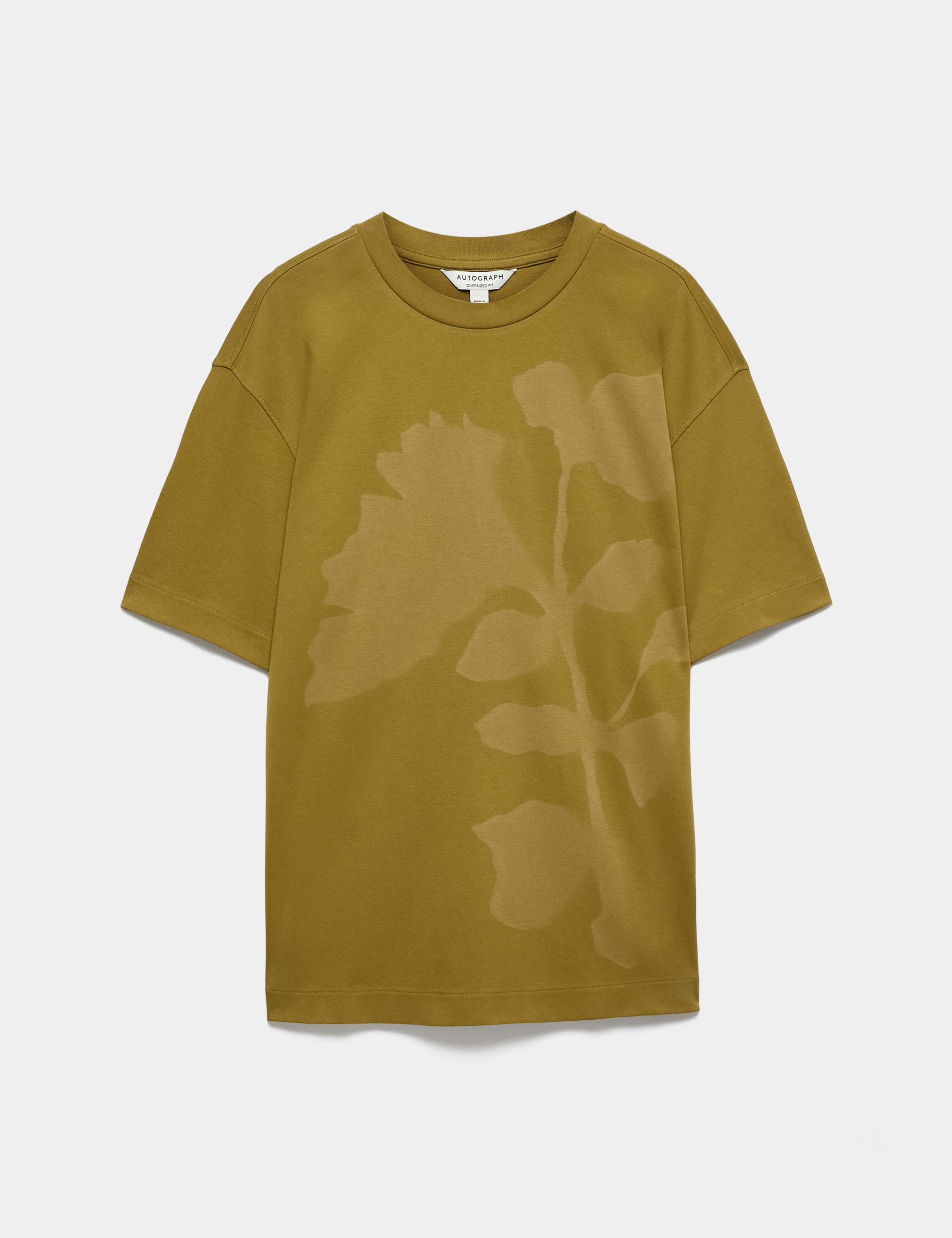 Oversized Pure Cotton Graphic T-Shirt