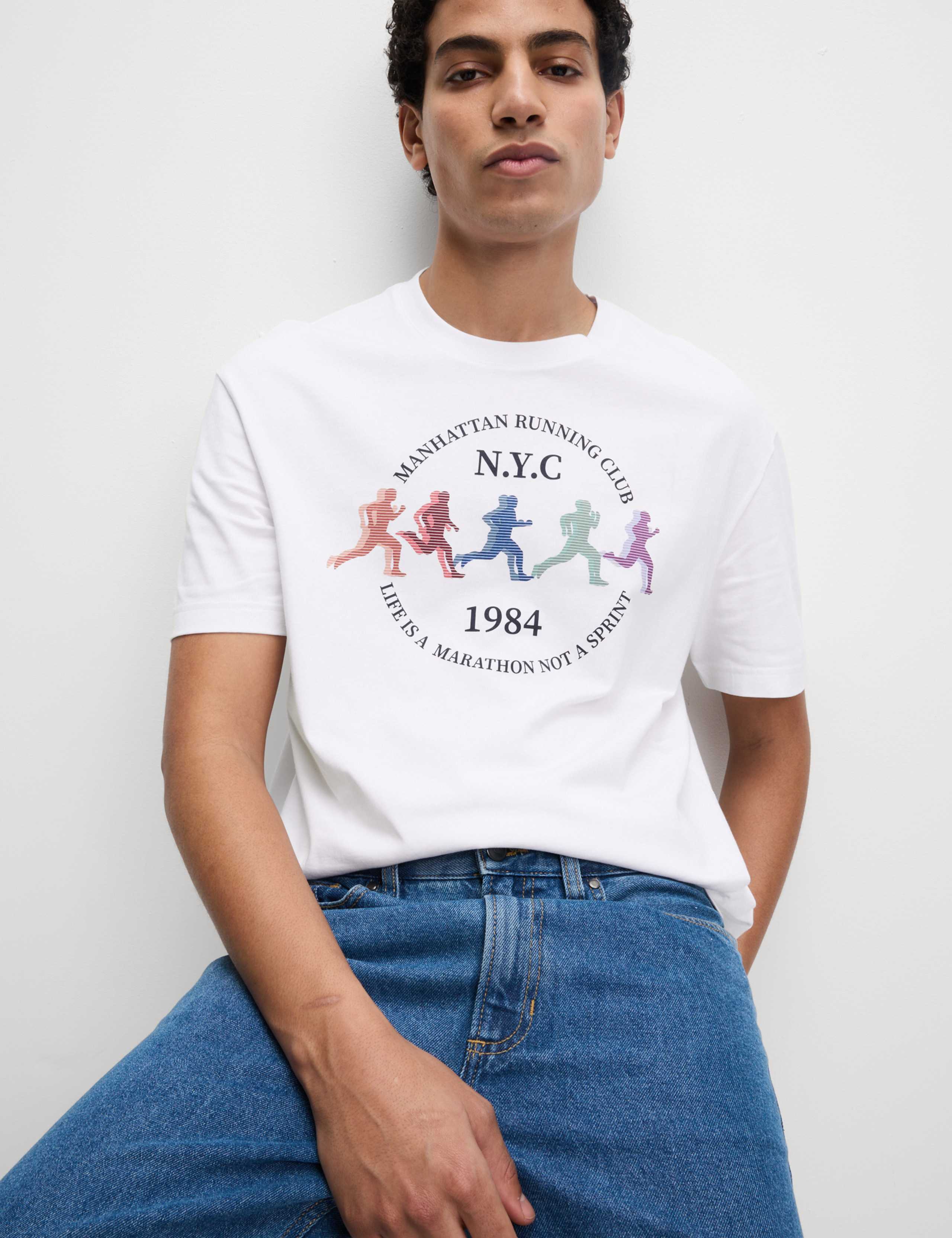 Pure Cotton Graphic T-Shirt