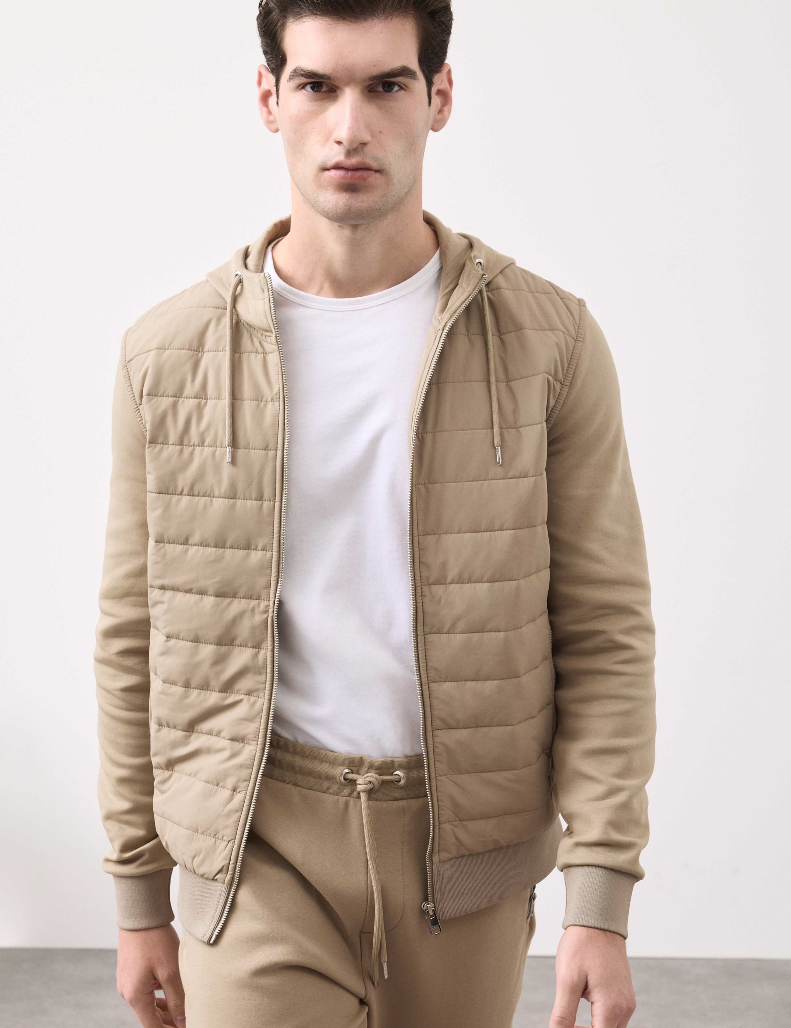 Cotton Rich Zip Up Hooded Jacket with Stormwear™