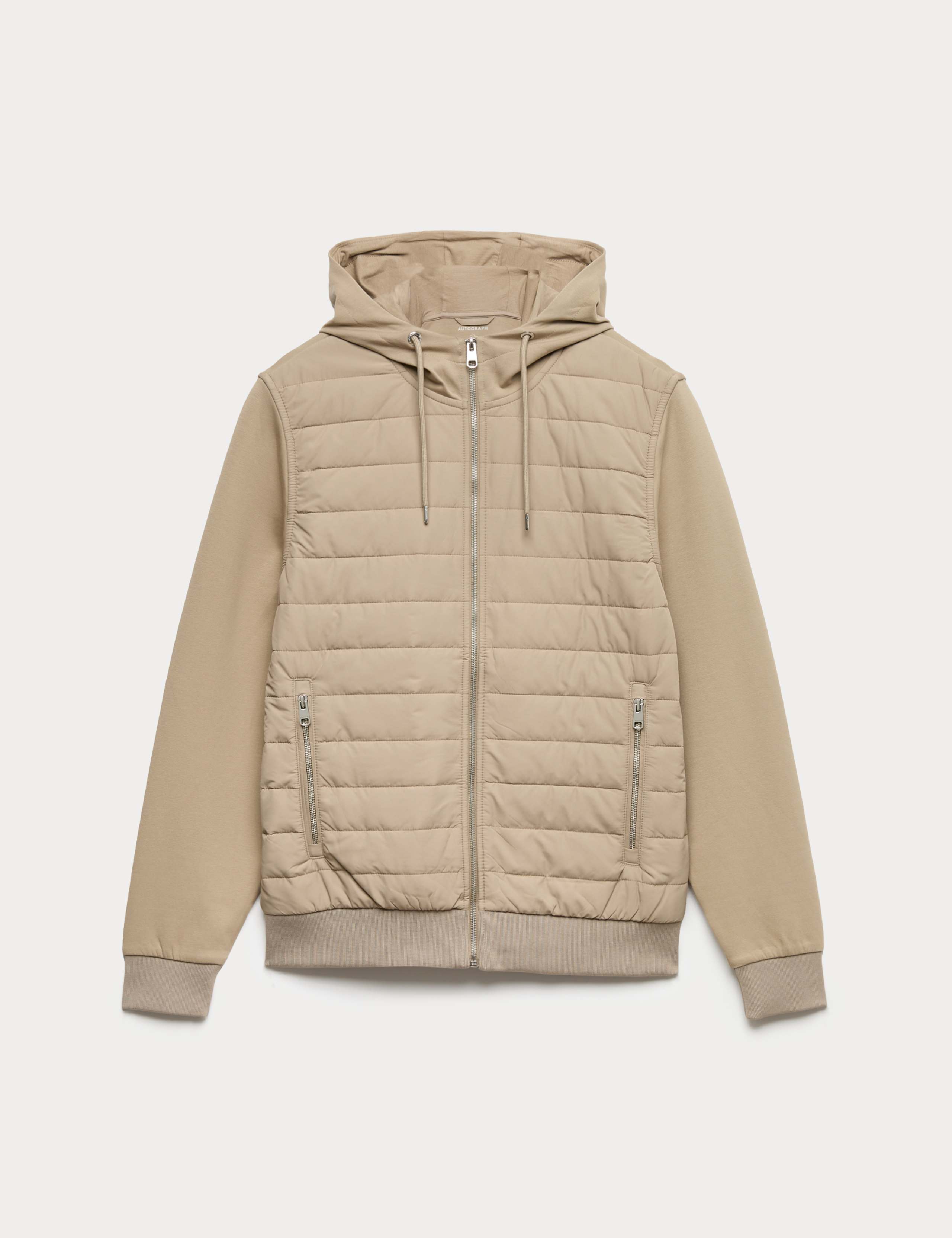 Cotton Rich Zip Up Hooded Jacket with Stormwear™