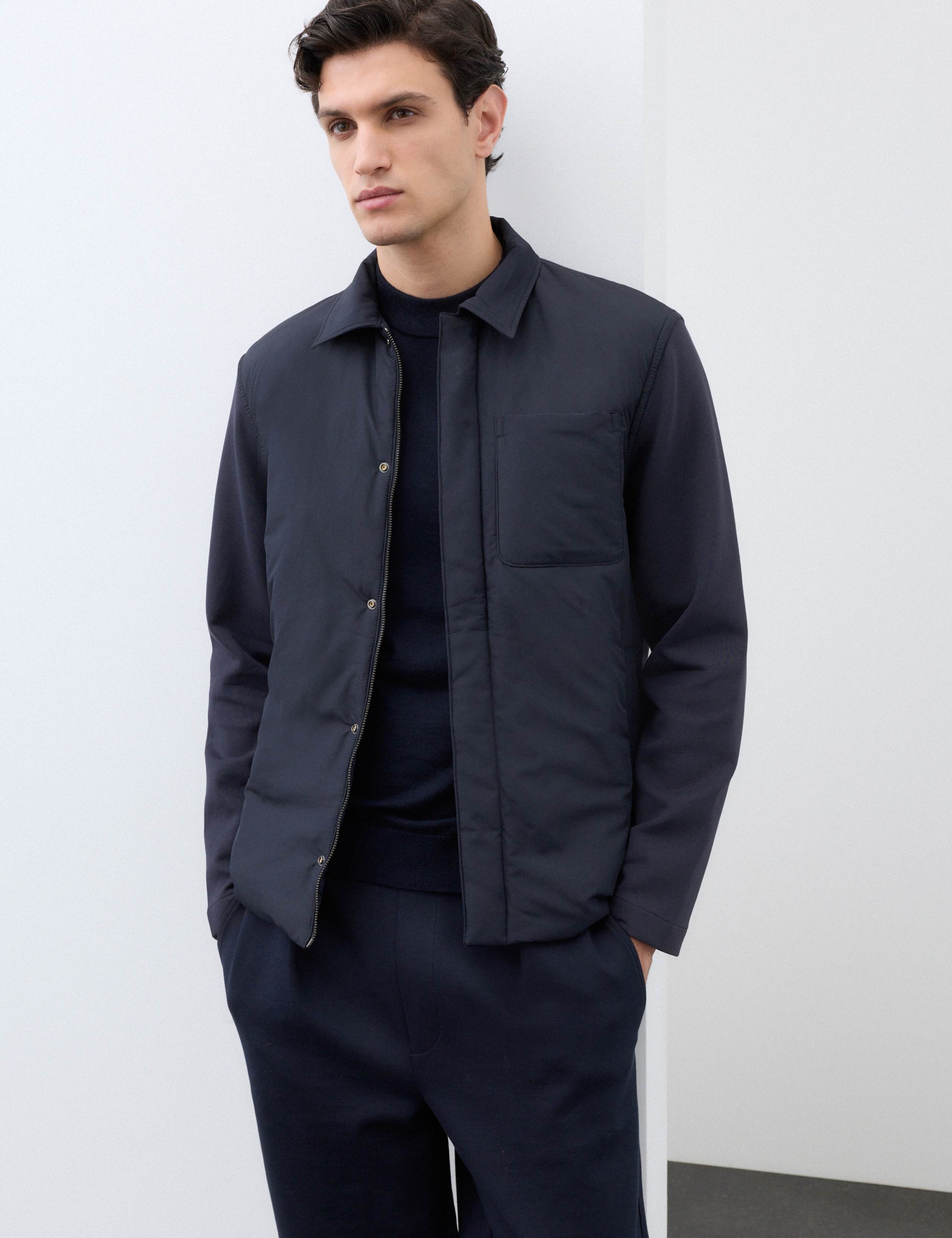 Regular Fit Cotton Rich Hybrid Jacket