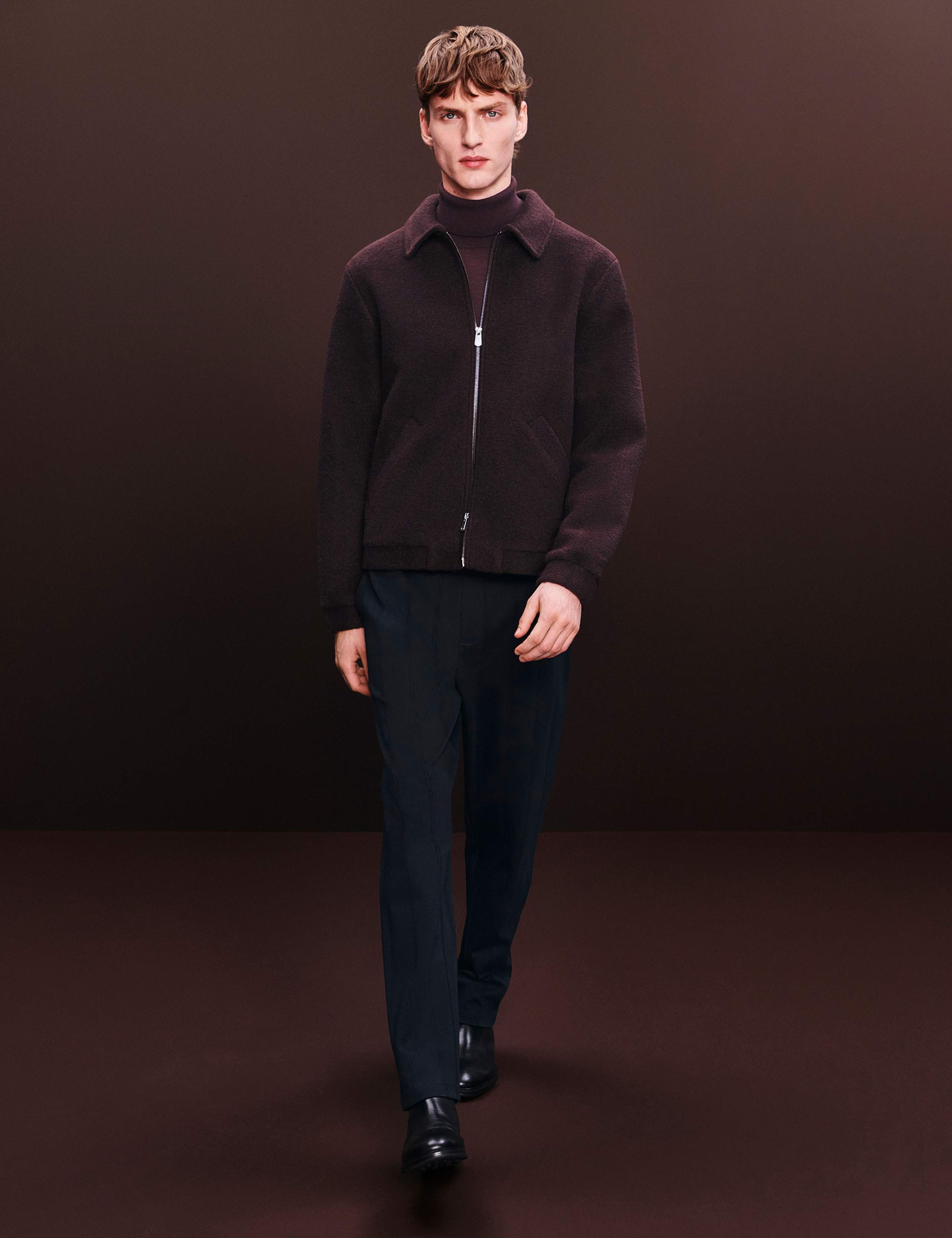 Drop Needle Pure Cotton Straight Leg Joggers