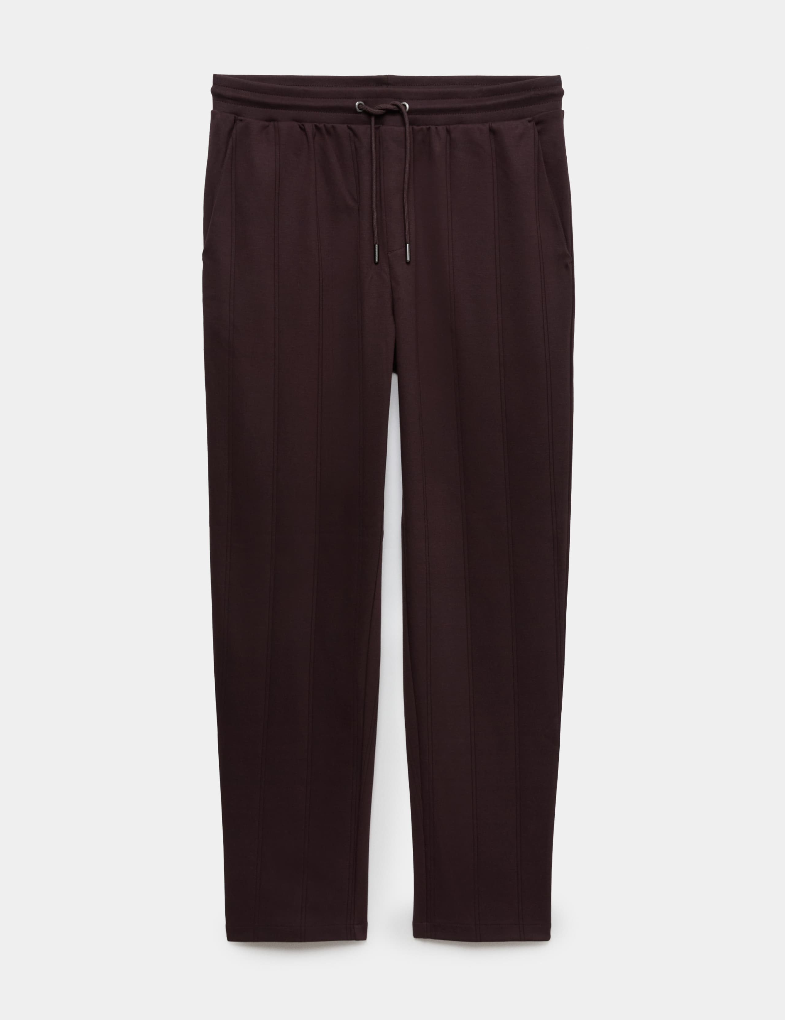 Drop Needle Pure Cotton Straight Leg Joggers