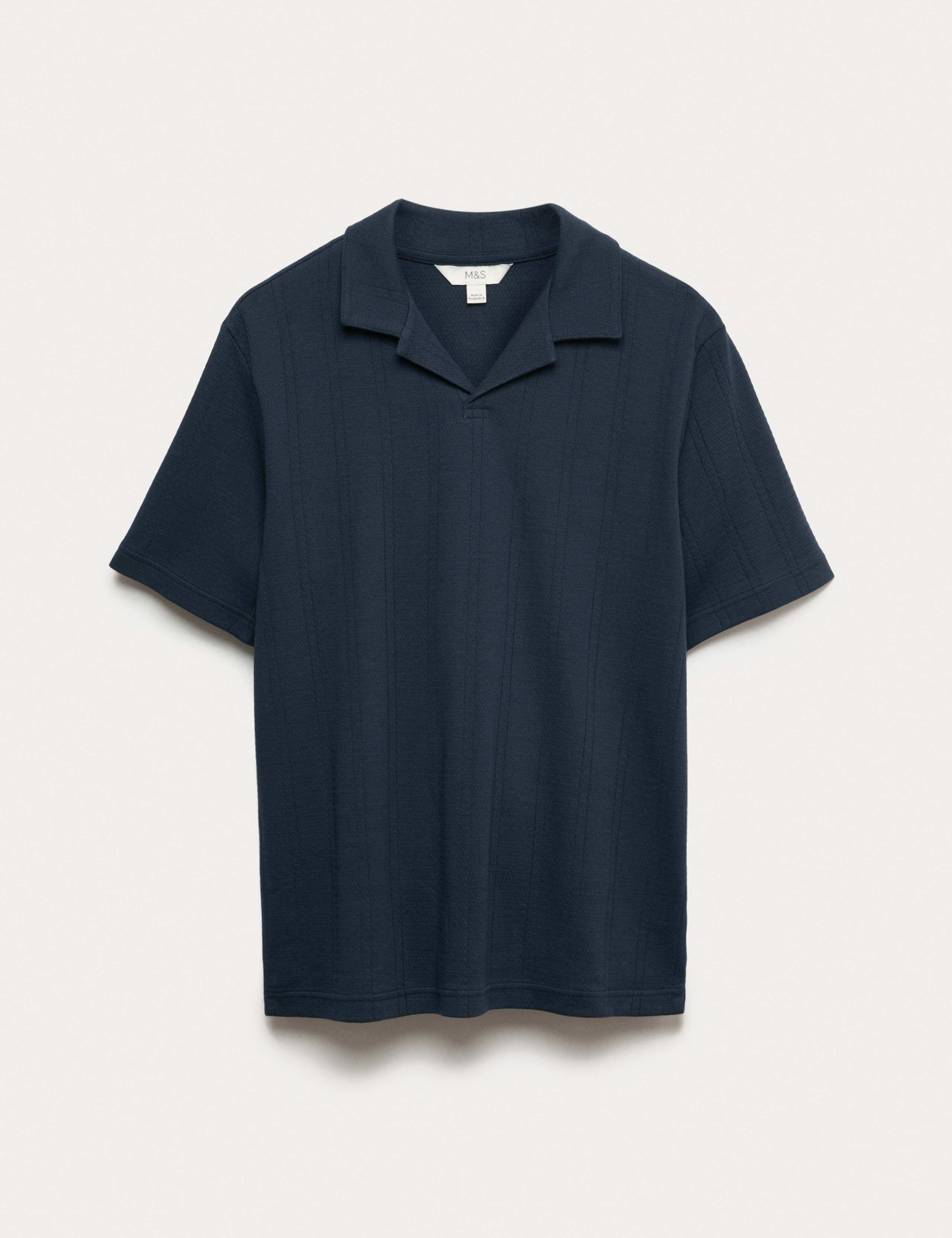 Pure Cotton Revere Polo Shirt