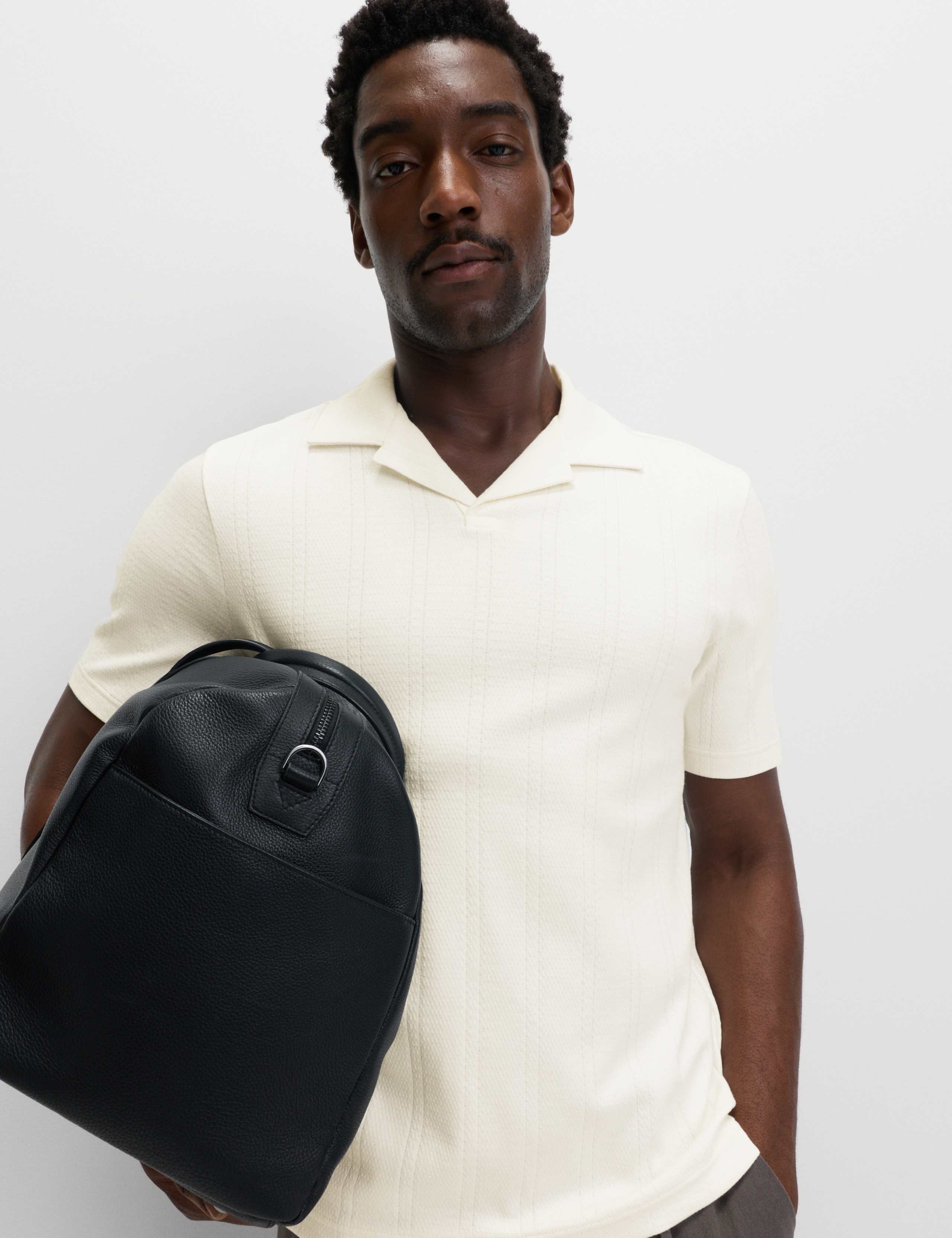 Pure Cotton Revere Polo Shirt