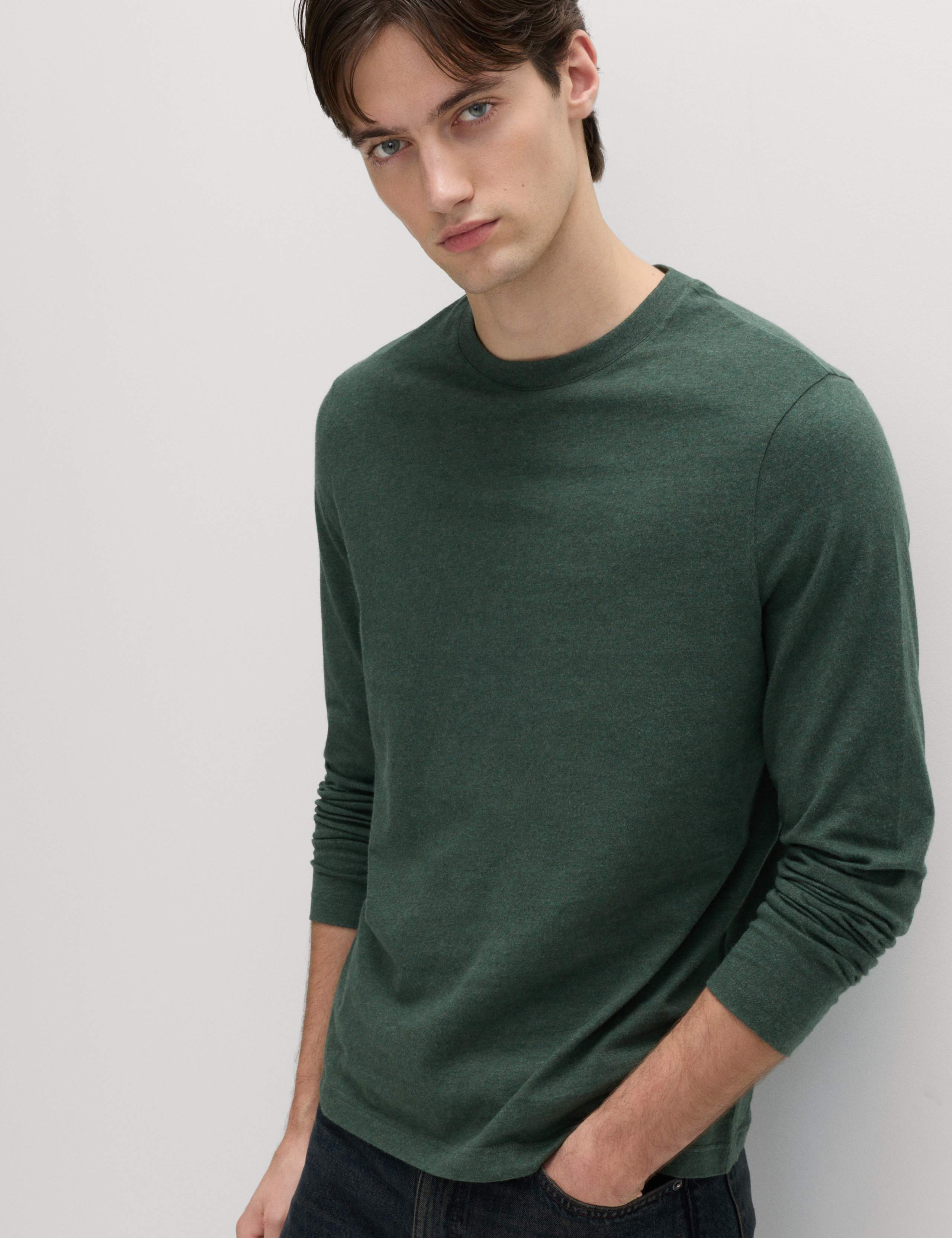 2 Pack Pure Cotton Long Sleeve T-Shirts