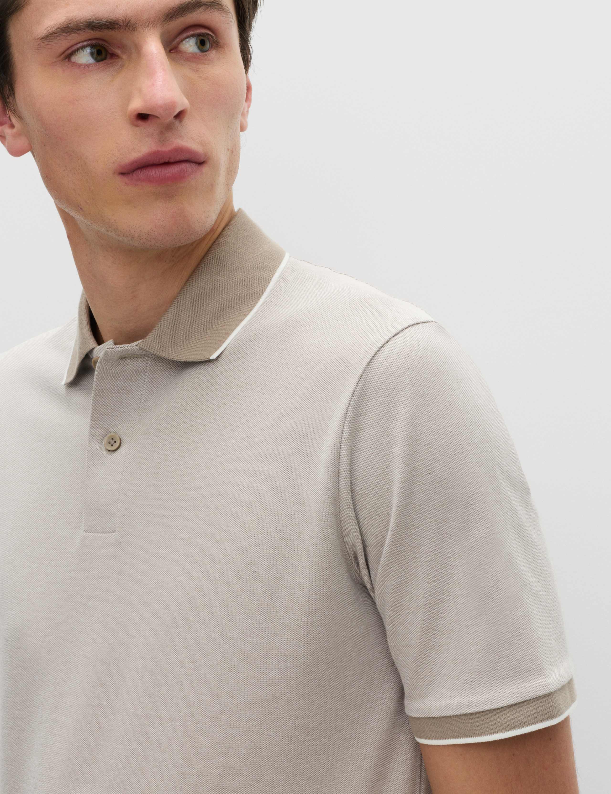 2 Pack Cotton Rich Tipped Polo Shirts