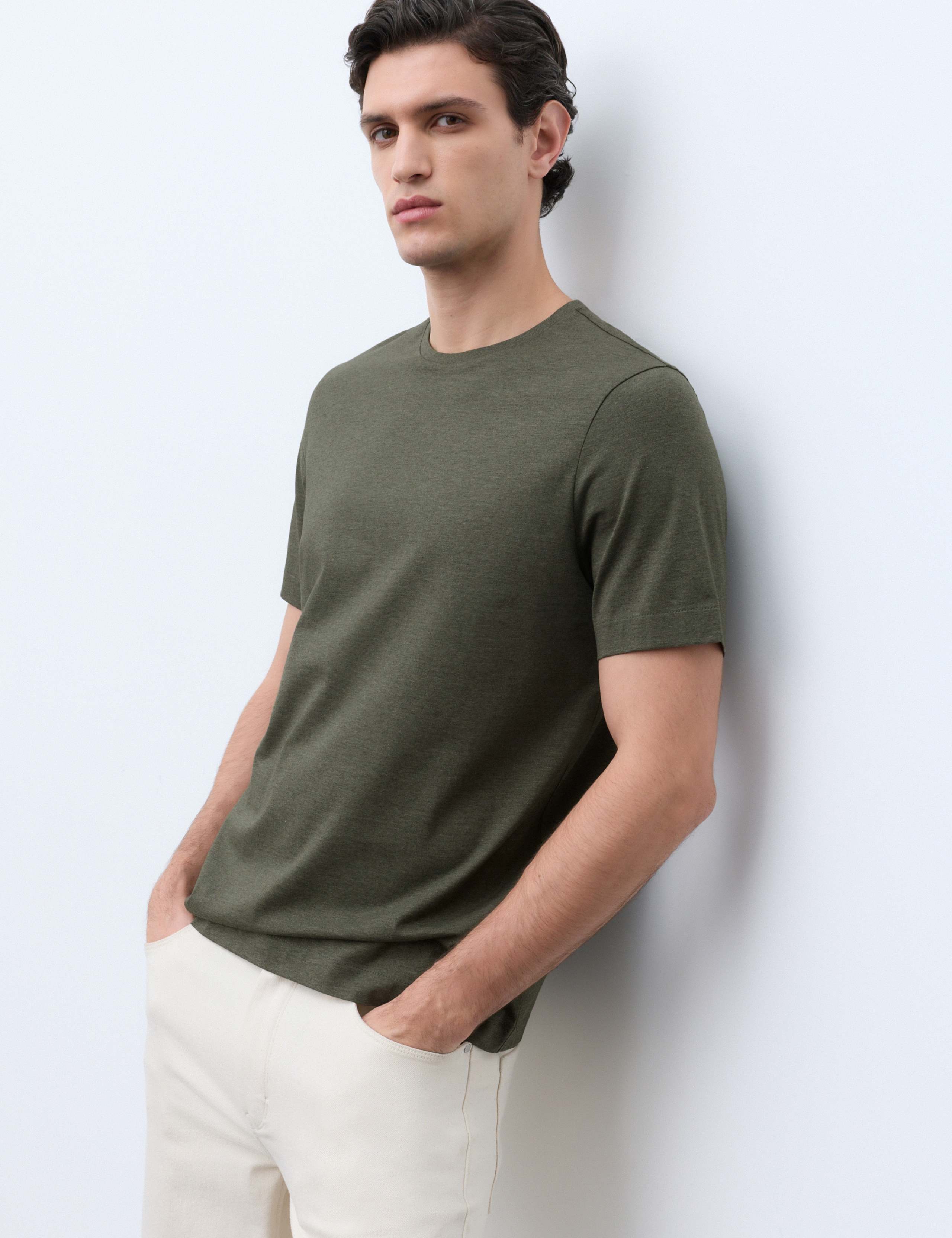 Pure Supima® Cotton Performance Crew Neck T-shirt