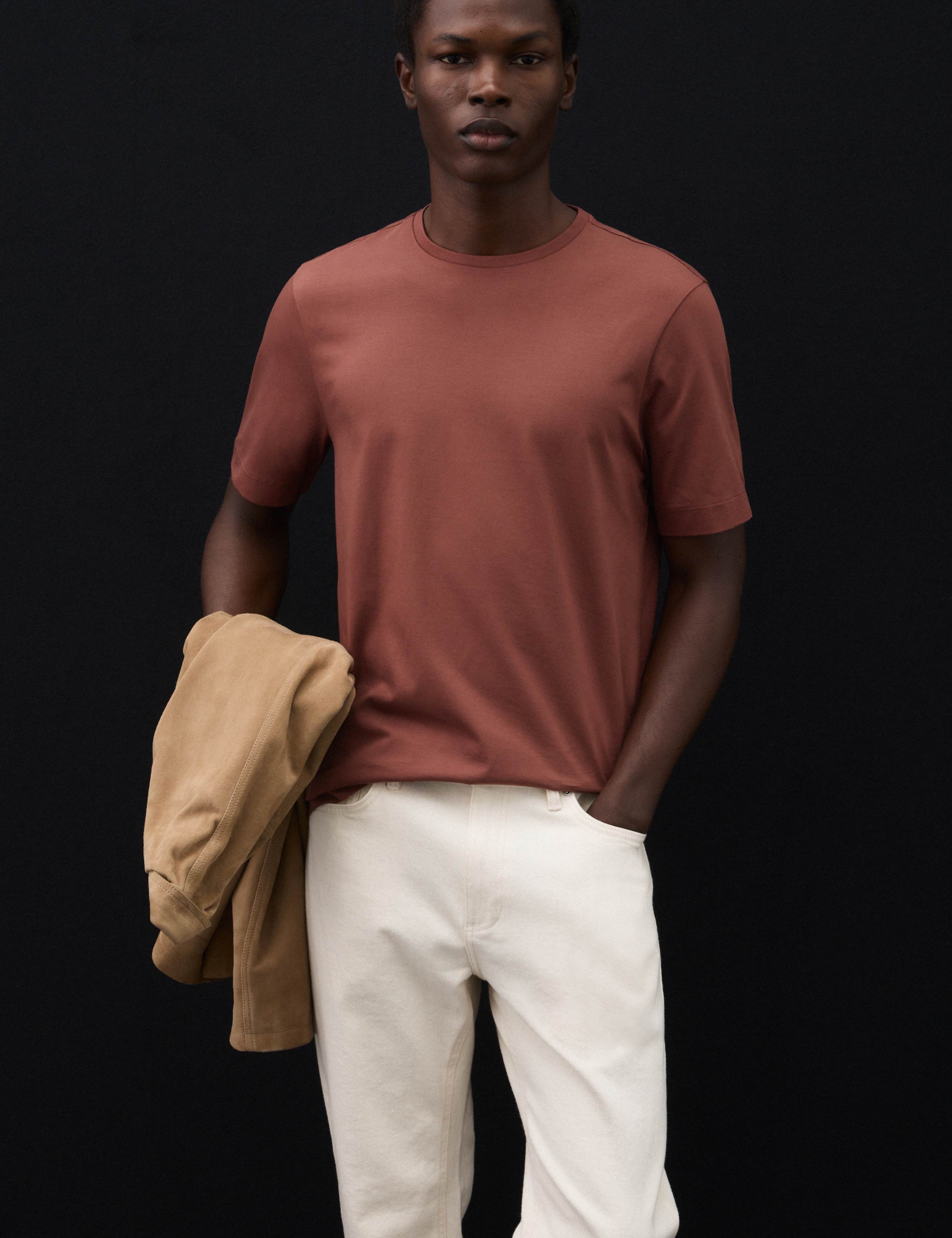 Pure Supima® Cotton Performance Crew Neck T-shirt