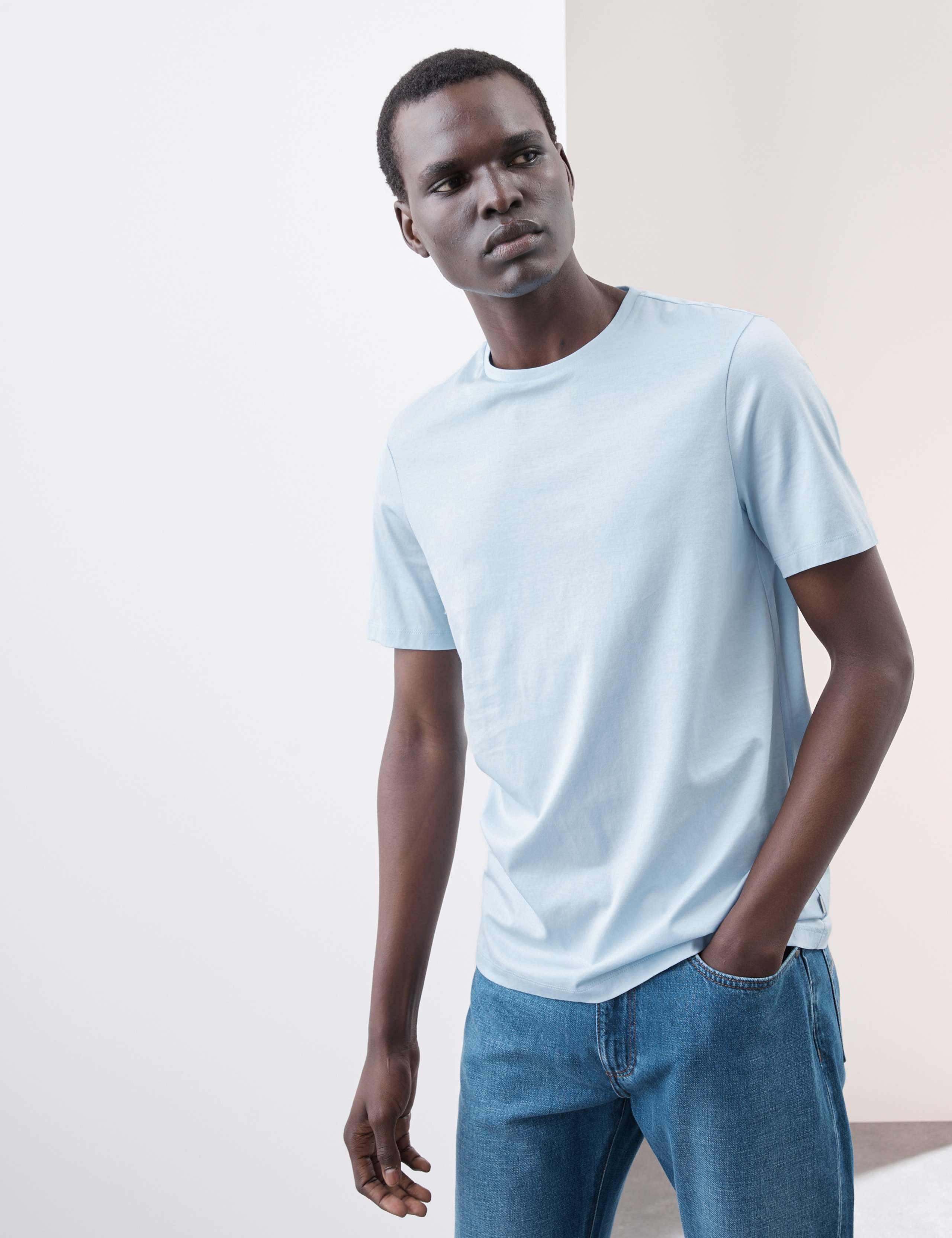 Pure Supima® Cotton Crew Neck T-shirt