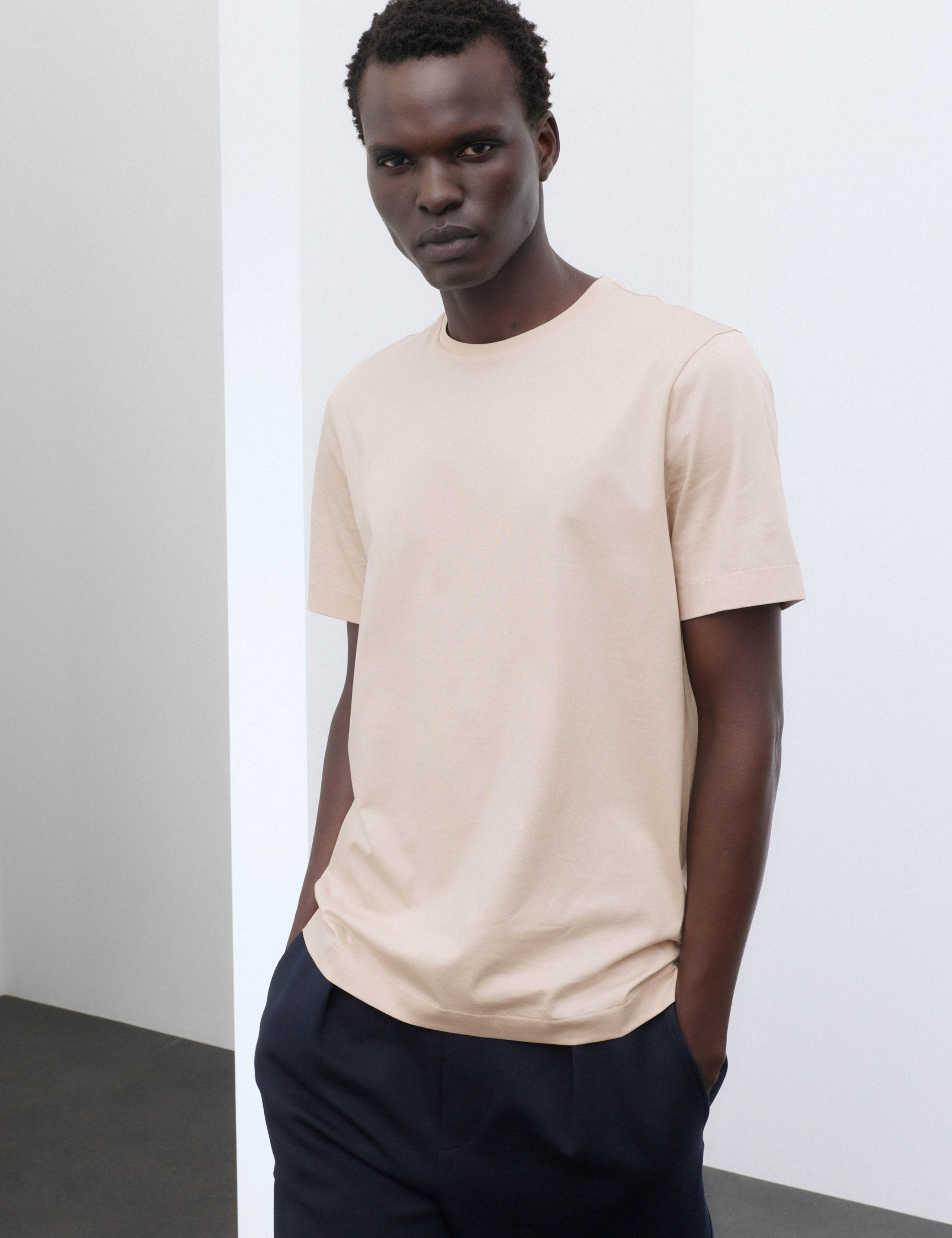 Pure Supima® Cotton Performance Crew Neck T-shirt