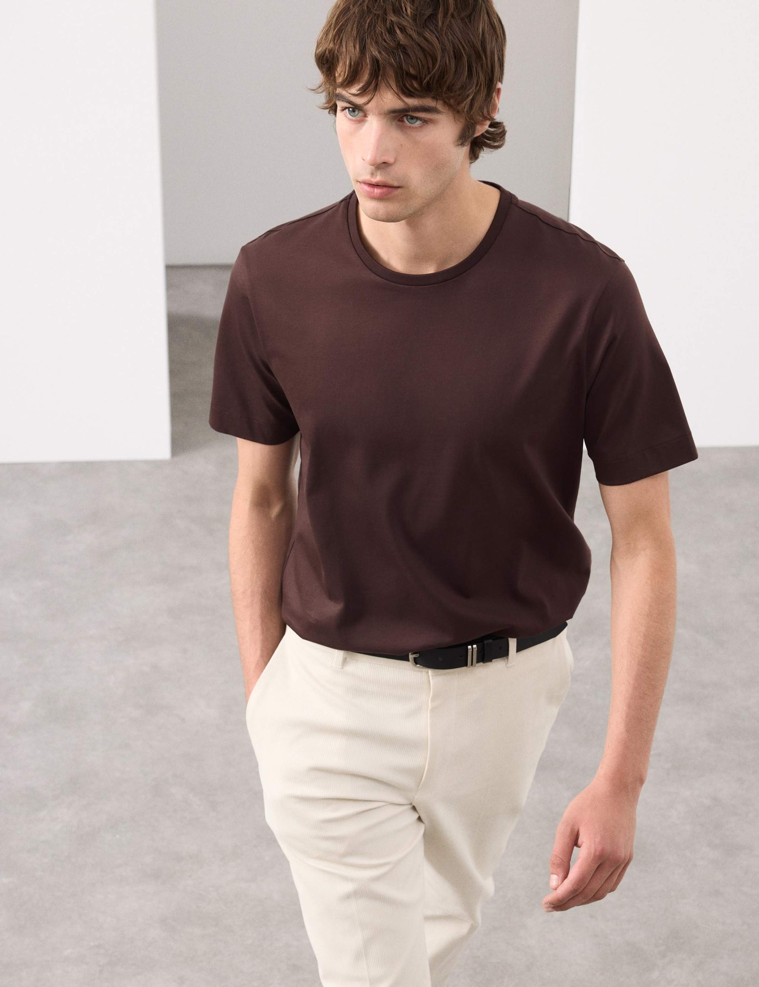 Pure Supima® Cotton Performance Crew Neck T-shirt