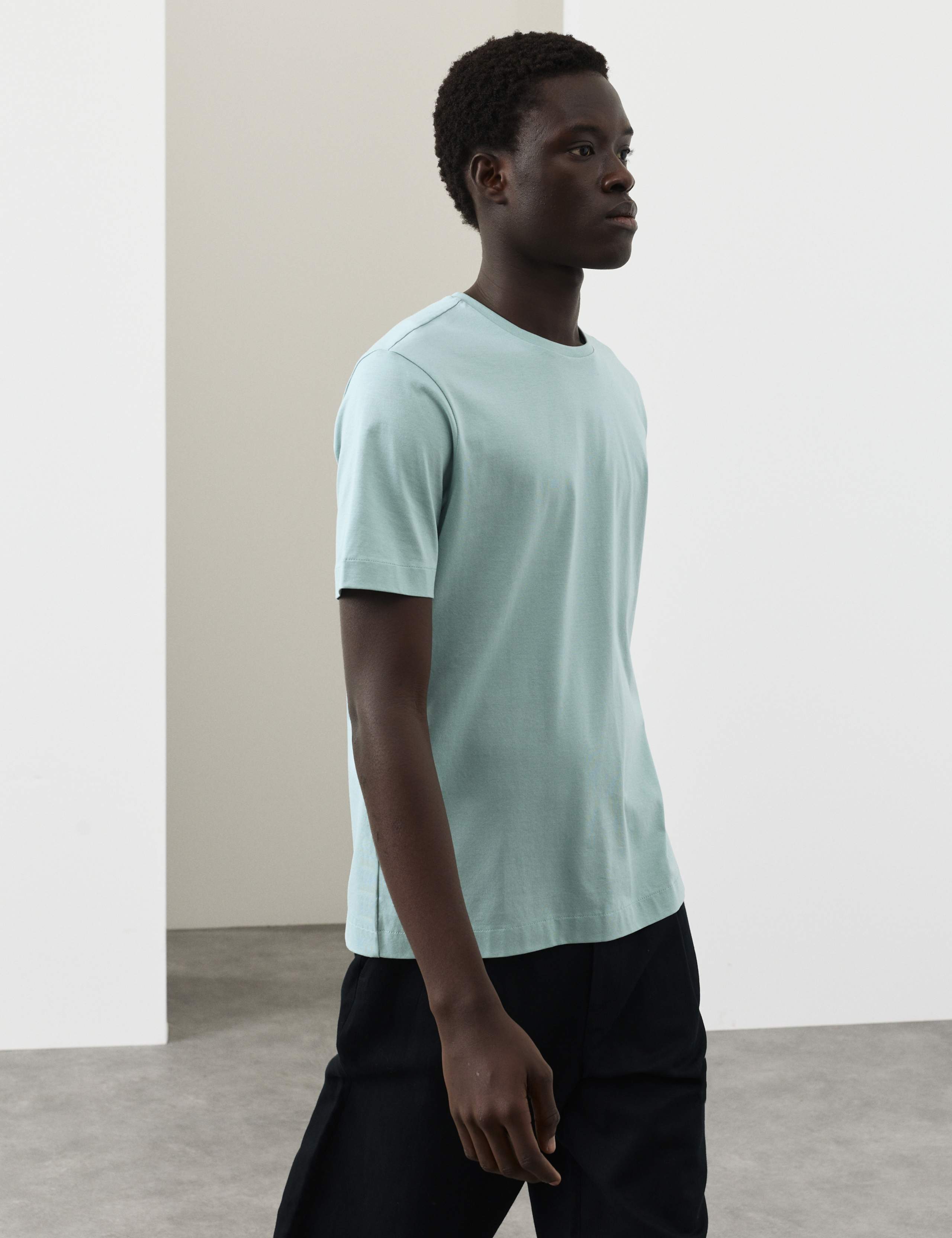 Pure Supima® Cotton Performance Crew Neck T-shirt