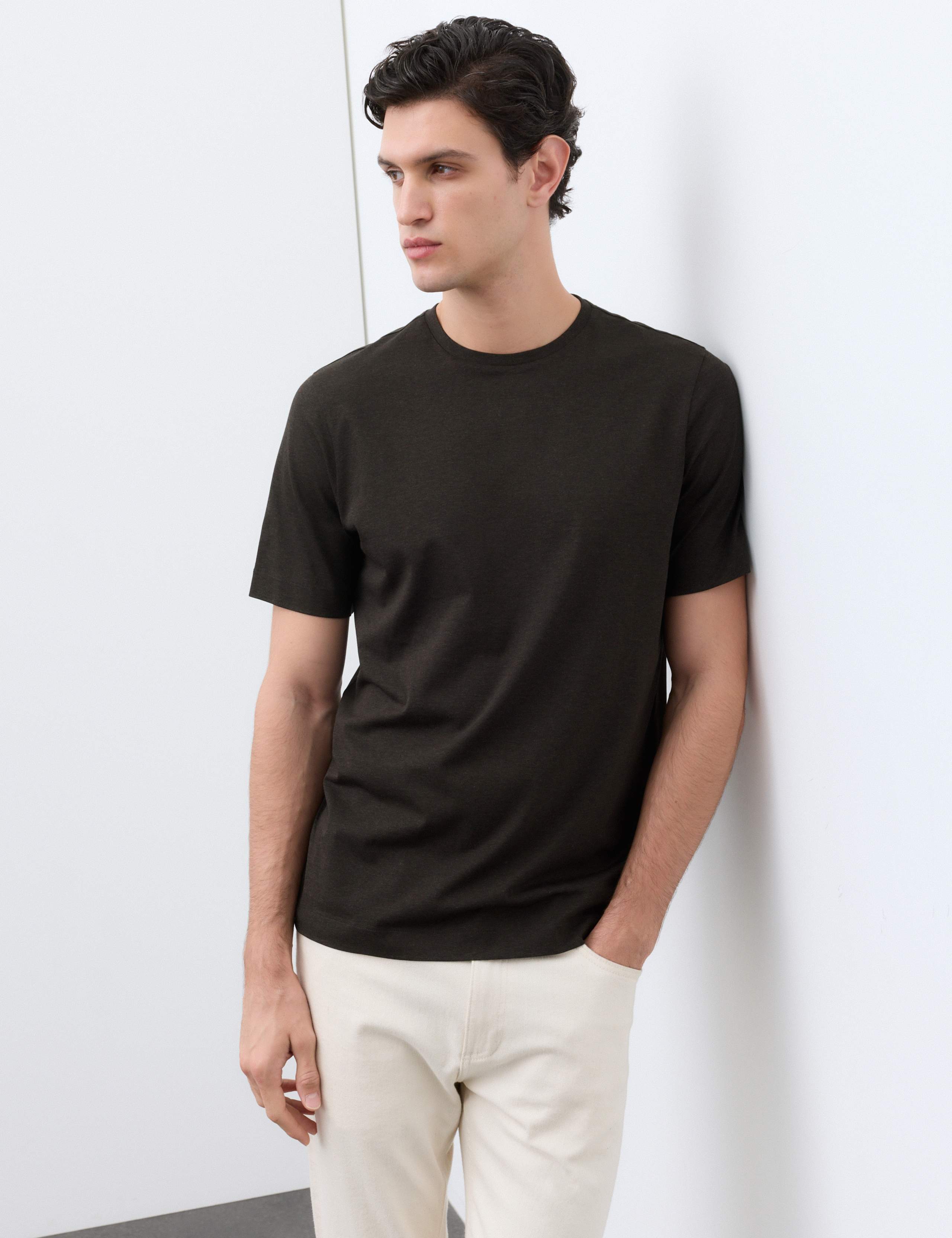 Pure Supima® Cotton Performance Crew Neck T-shirt