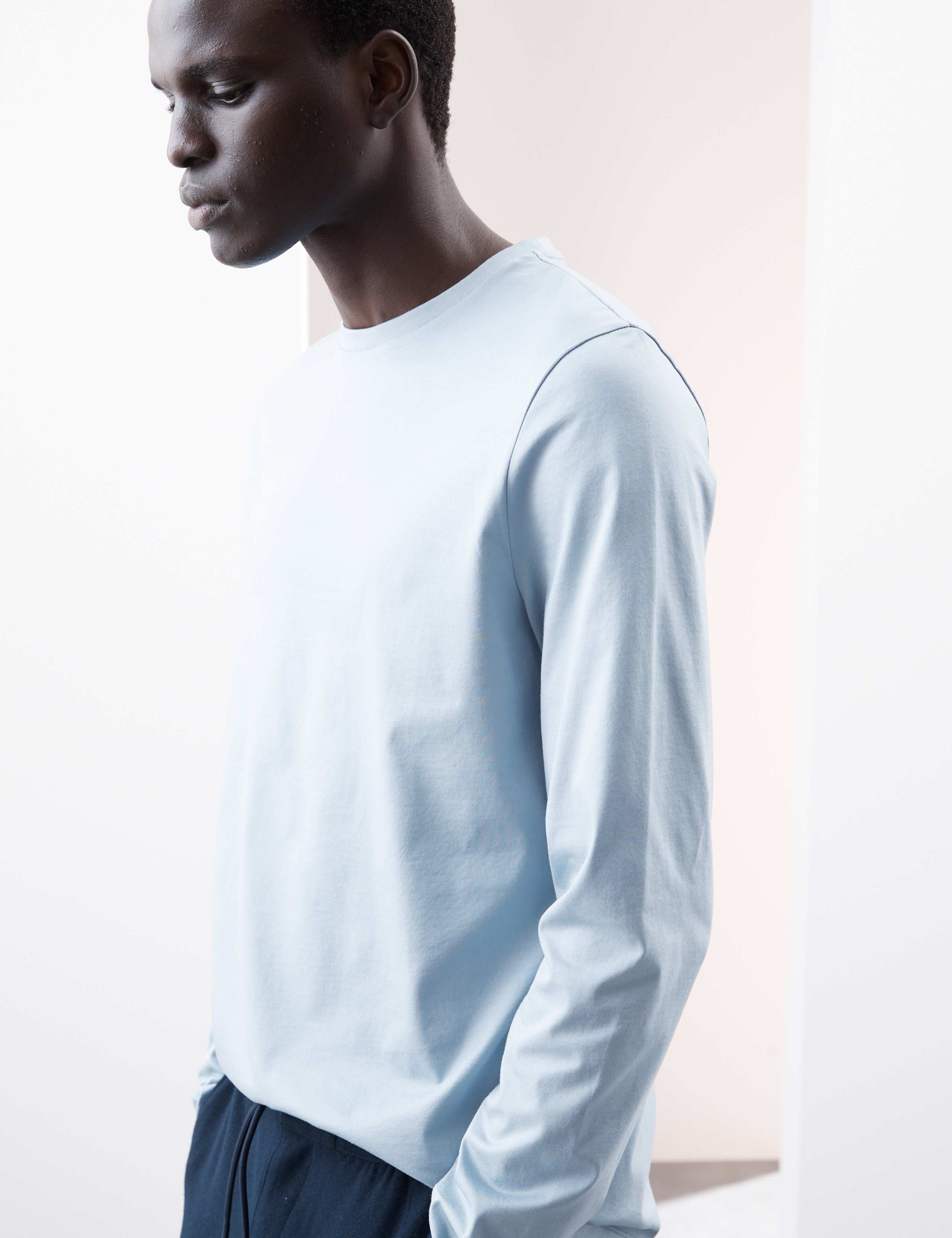 Pure Supima® Cotton Long Sleeve T-Shirt