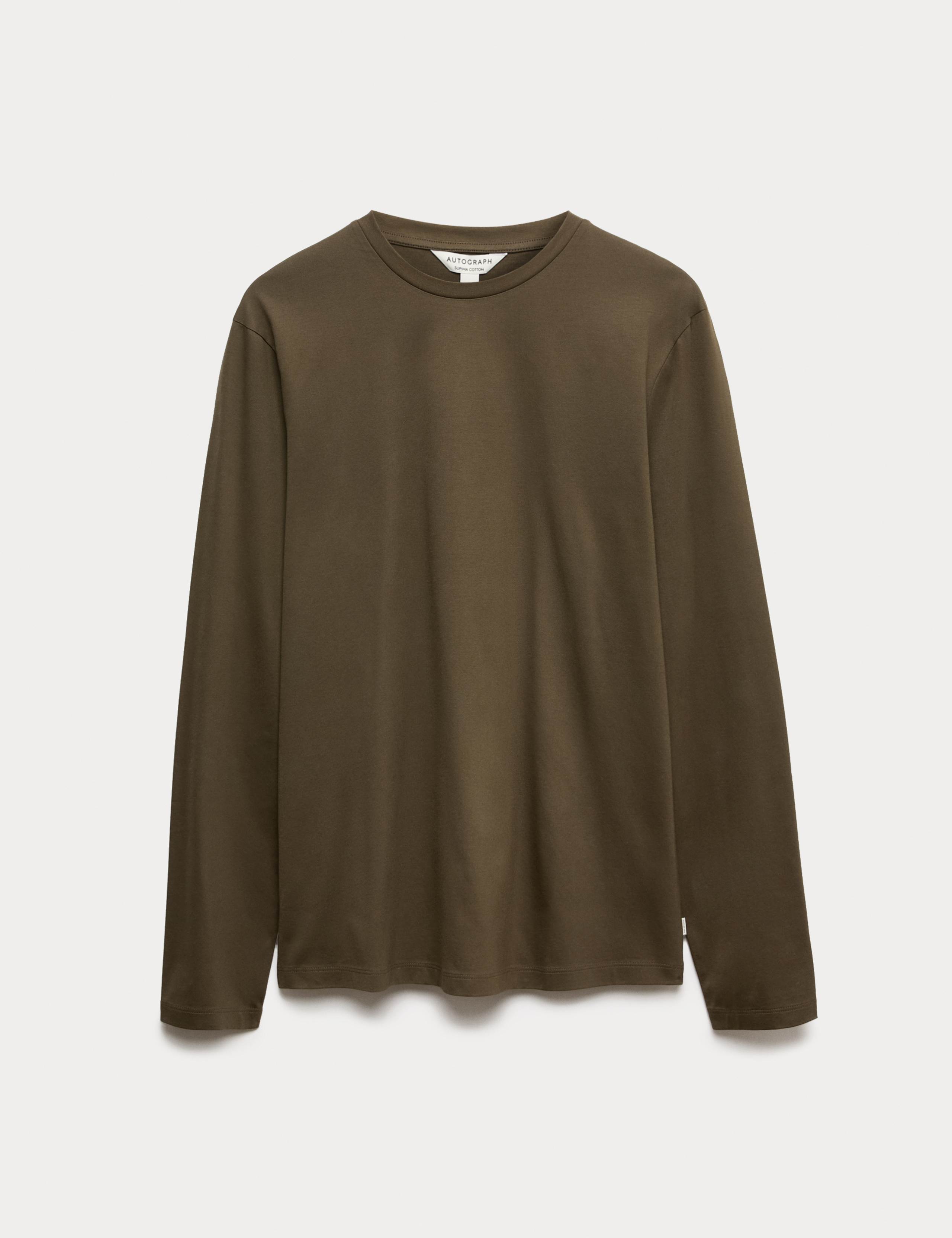 Pure Supima® Cotton Long Sleeve T-Shirt